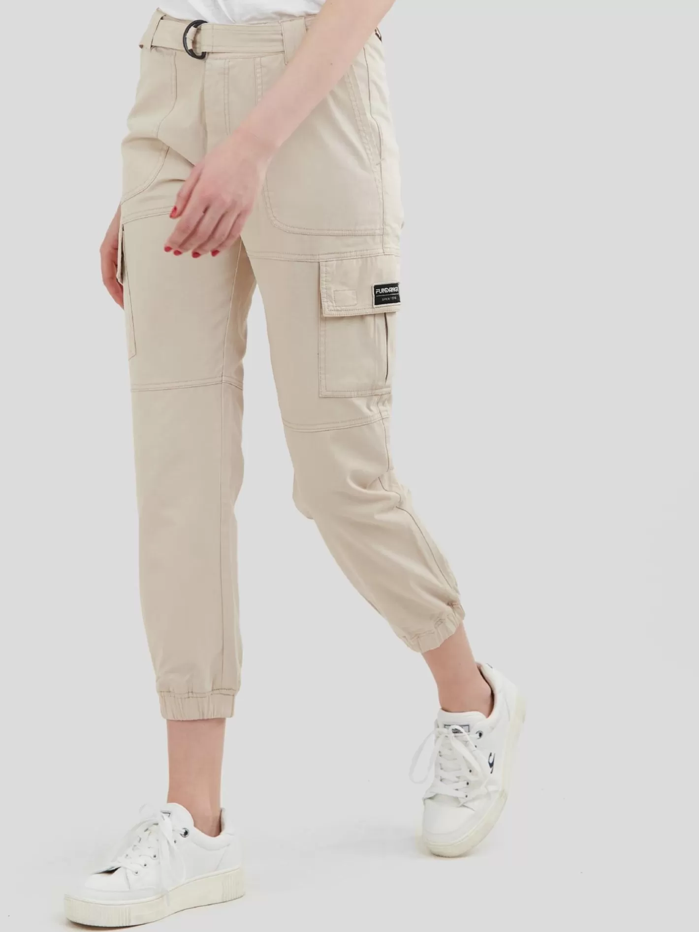 Trousers^Fundango Alina Cargo Pants Sand