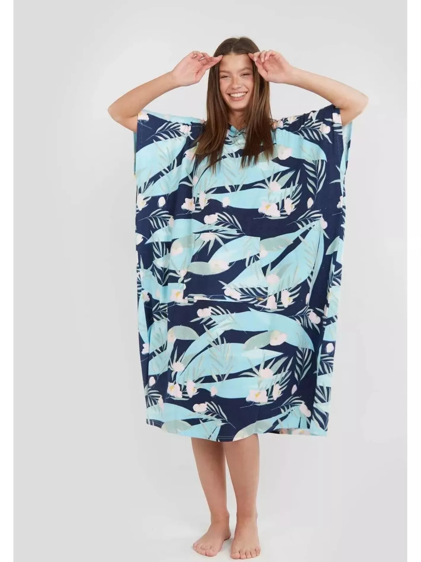 Towel^Fundango Amarante Surf Poncho Blue