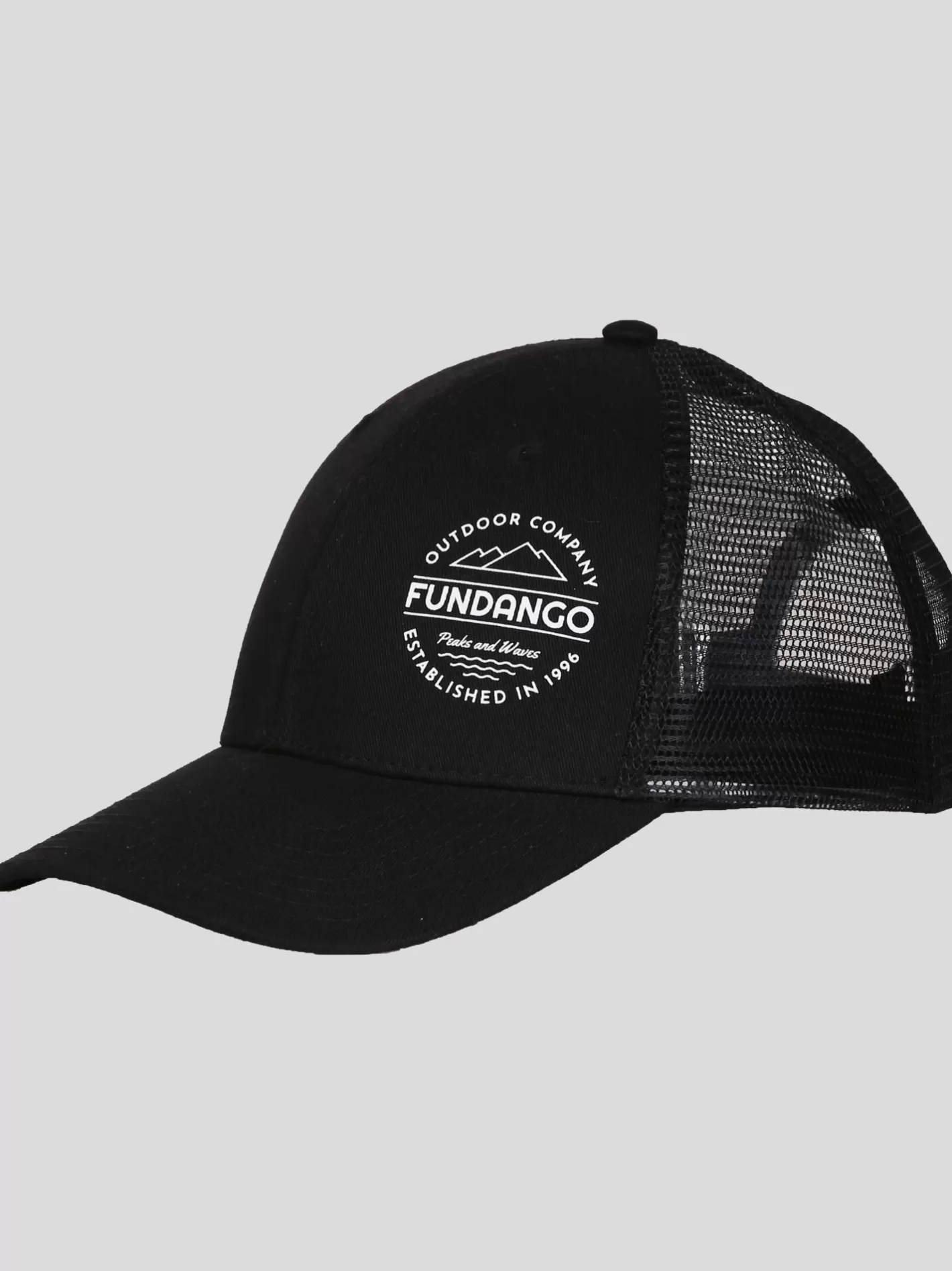 Beanies^Fundango Amos Truck Driver Hat Black