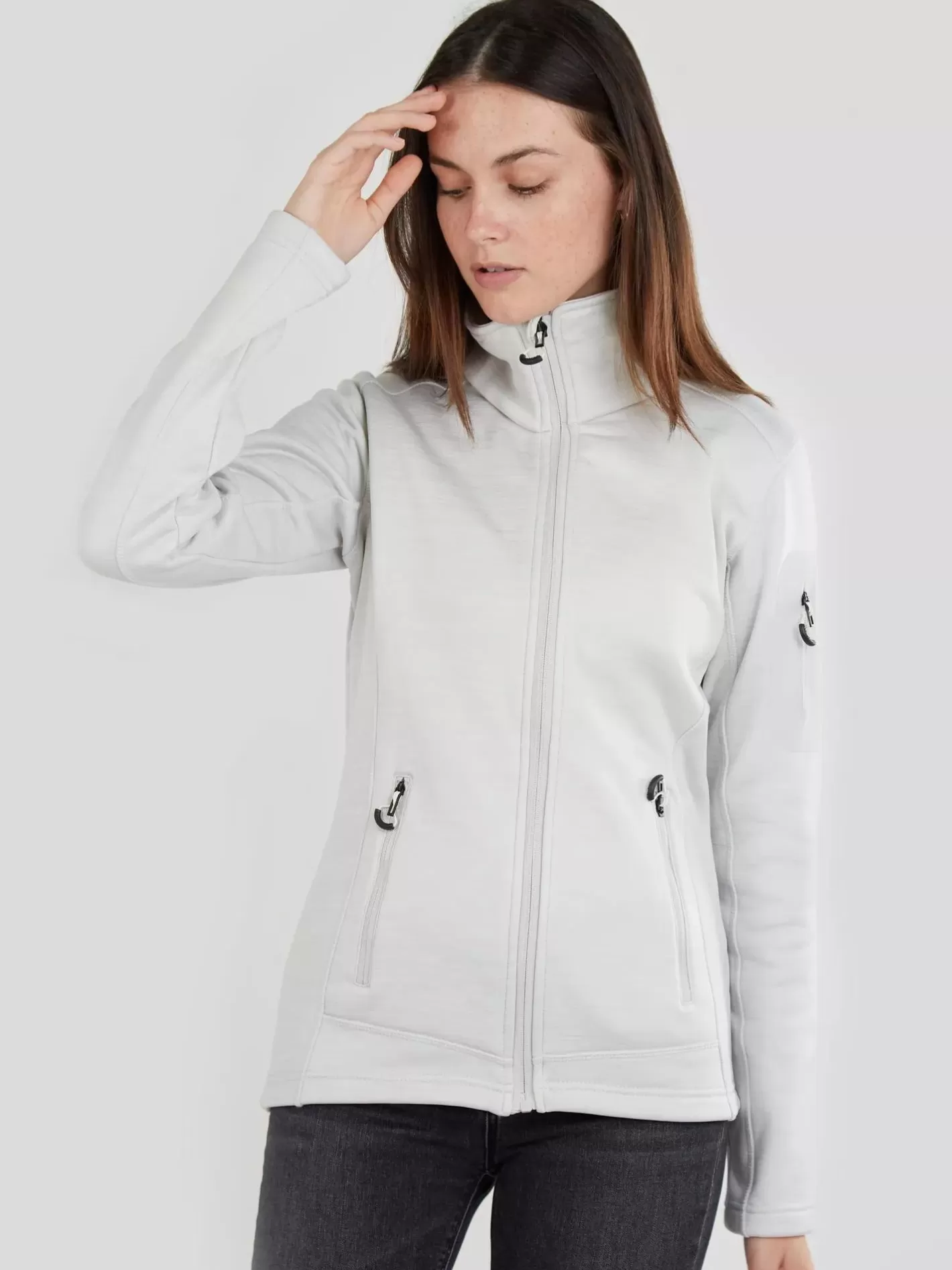 Softshell & Fleece^Fundango Antila Fleece Jacket White