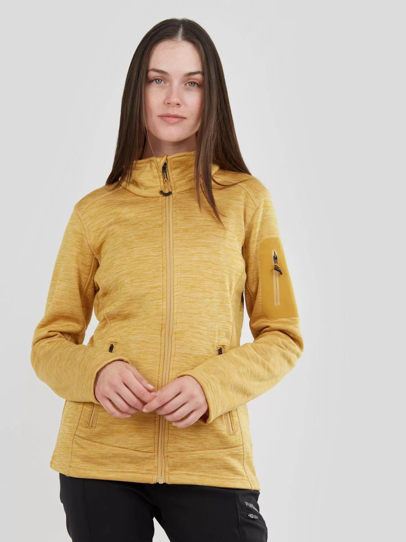 Softshell & Fleece^Fundango Antila Fleece Jacket Yellow