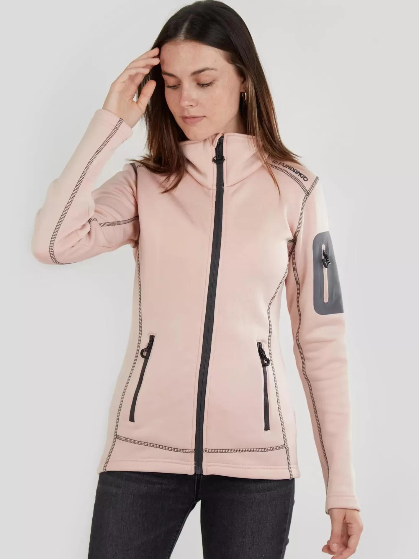 Softshell & Fleece^Fundango Antila Fleece Jacket Pink