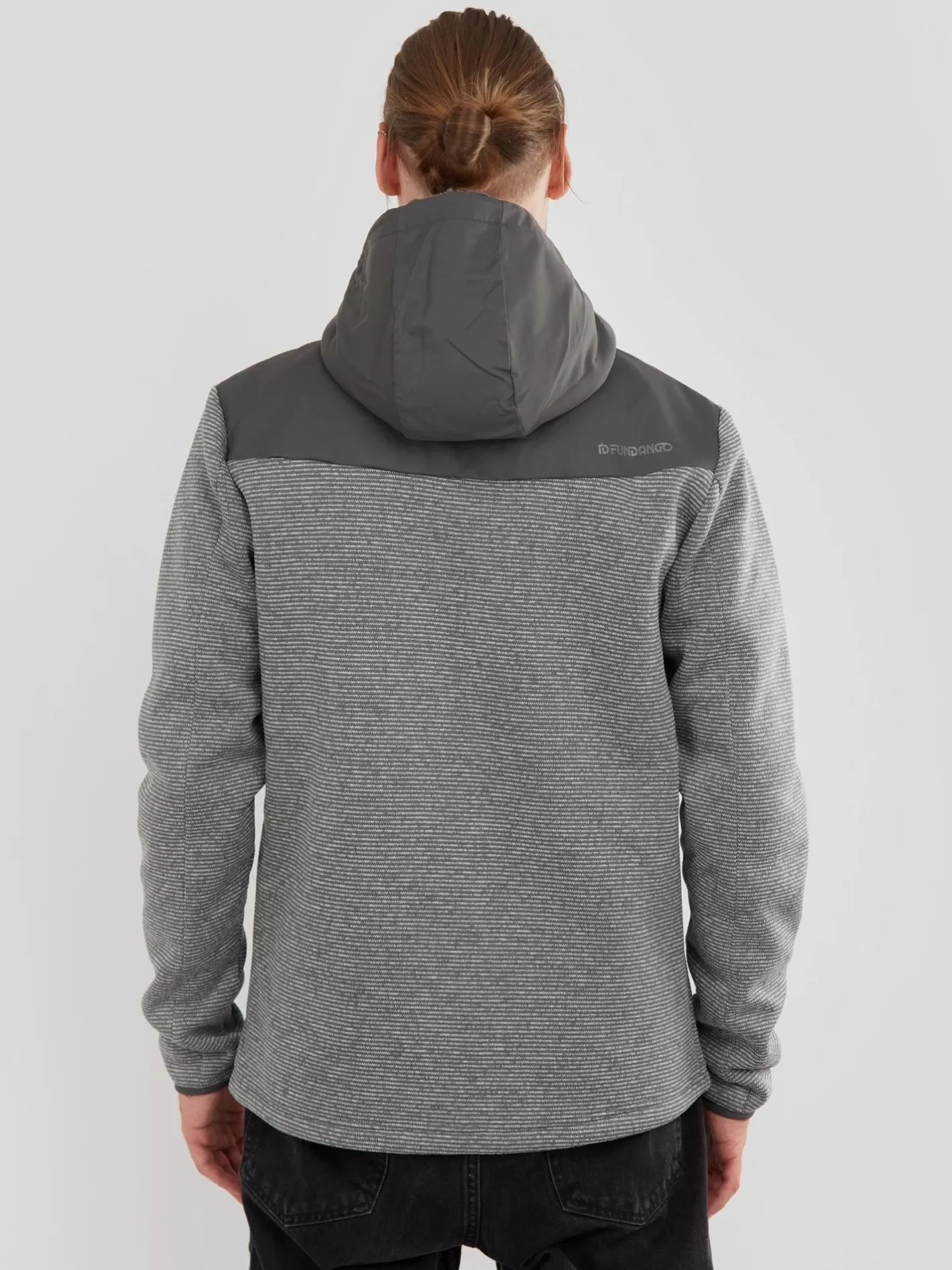 Softshell & Fleece^Fundango Ashford Insulated Fleece Jacket Grey