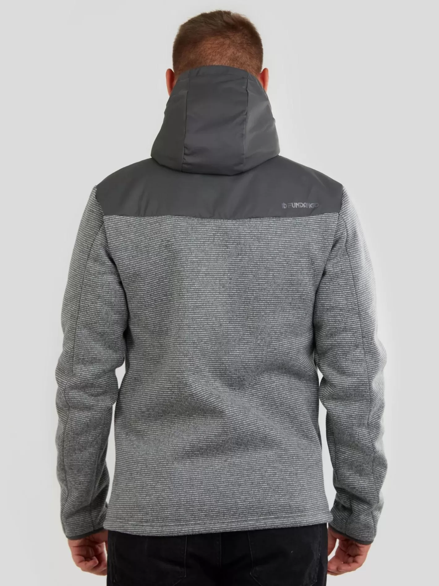 Softshell & Fleece^Fundango Ashford Insulated Fleece Jacket Grey