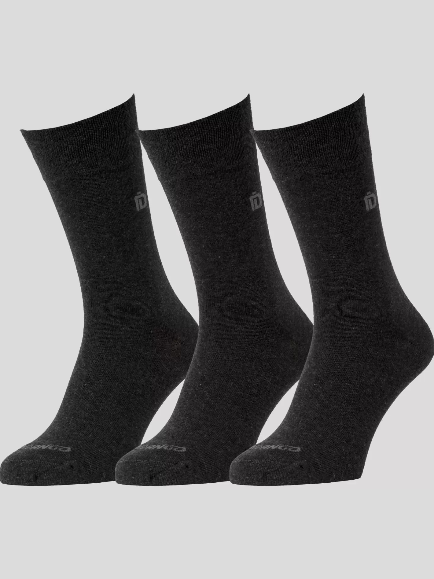 Socks^Fundango Basic 3 Pack Grey