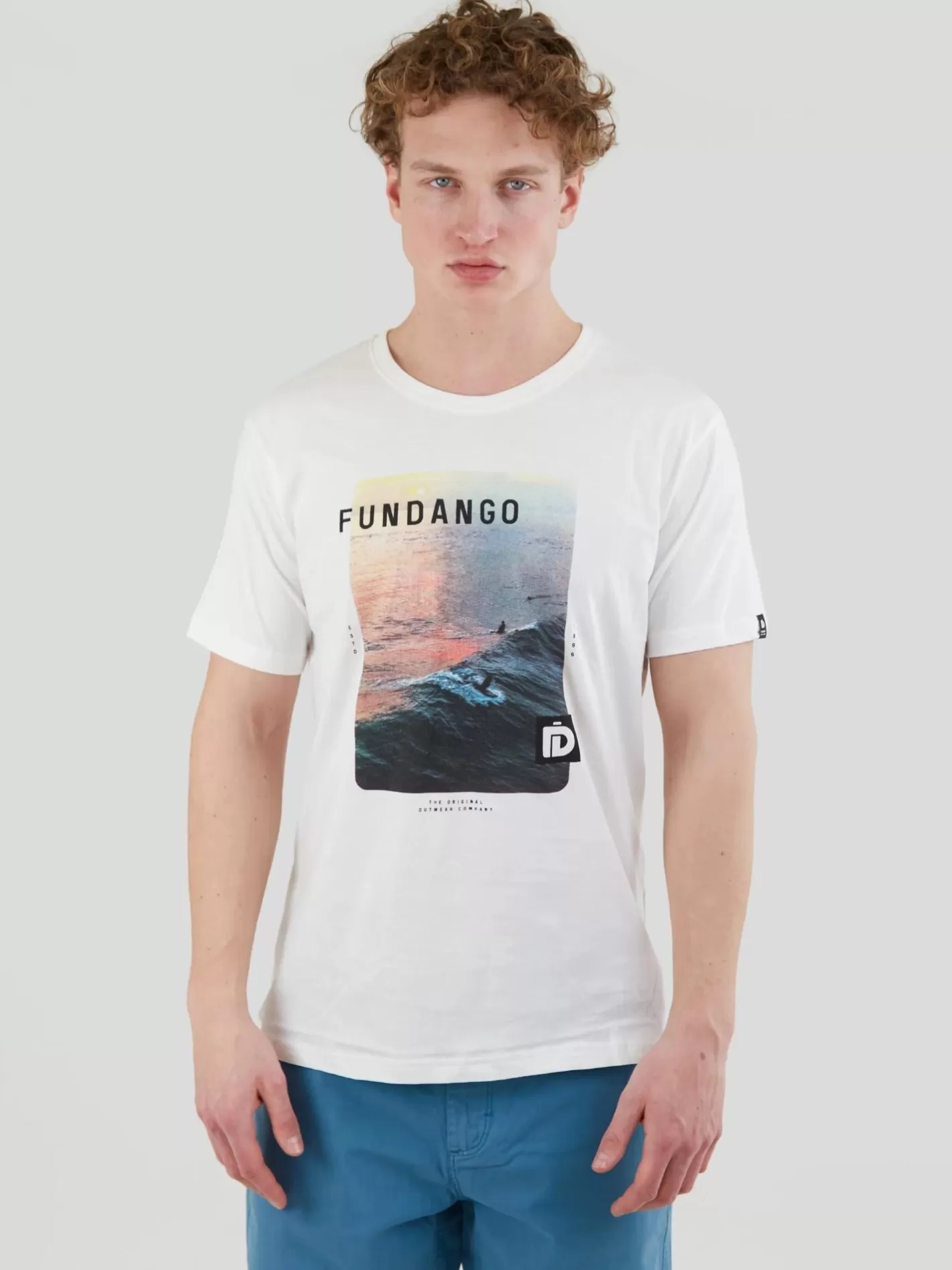 T-Shirt^Fundango Basic - T Logo-10 T-Shirt White