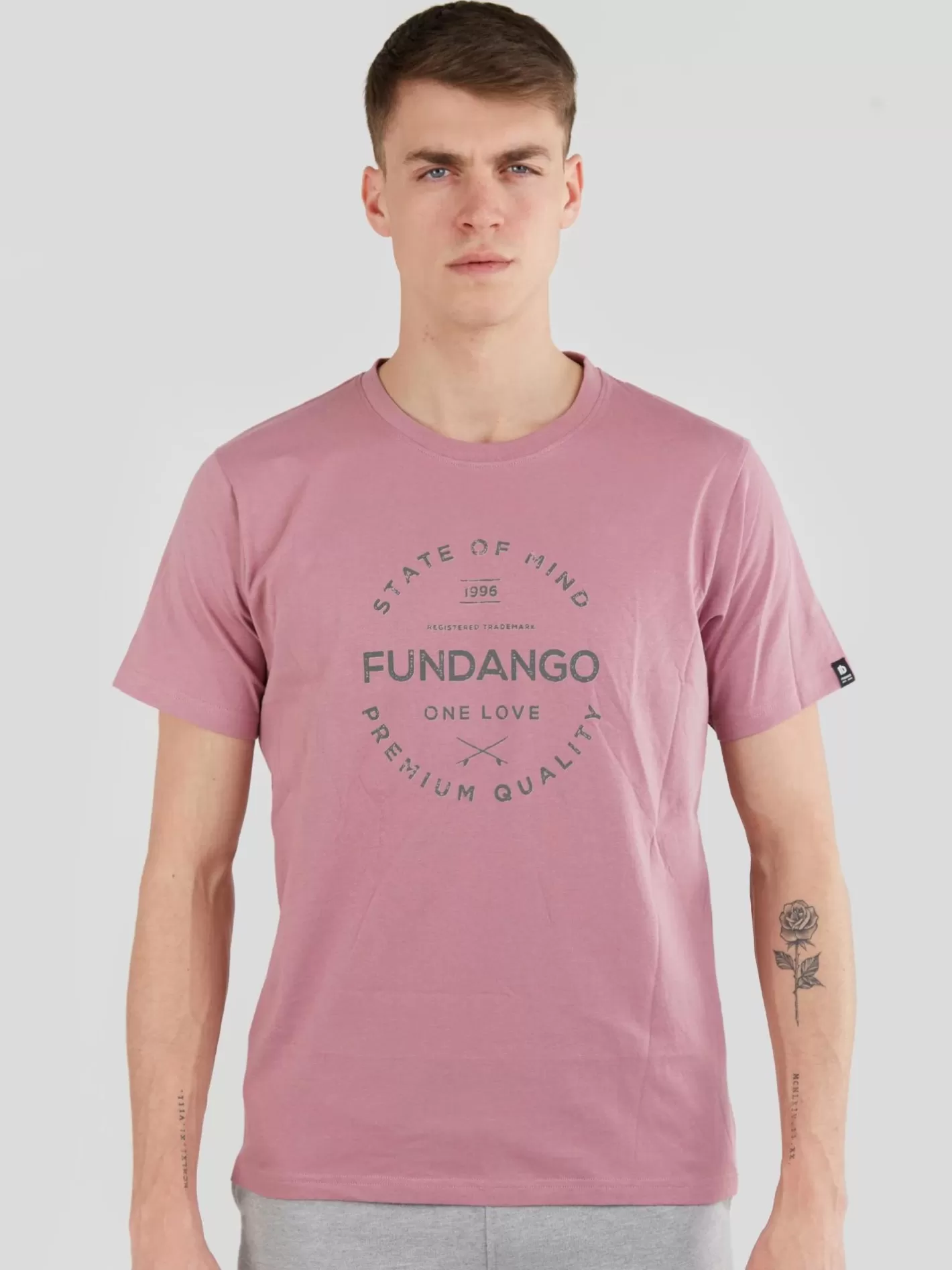 T-Shirt^Fundango Basic - T Logo-4 T-Shirt Purple