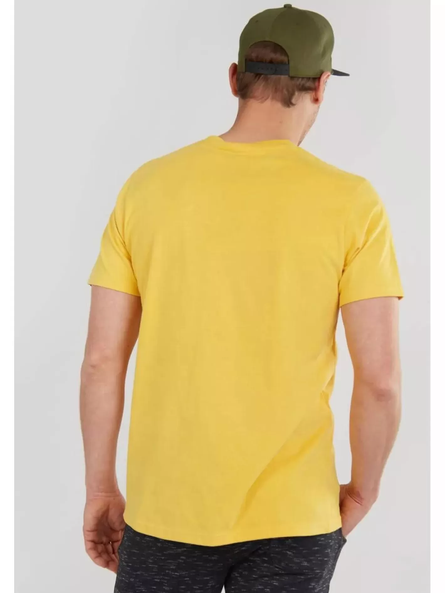 T-Shirt^Fundango Basic T Logo-2 T-Shirt Yellow