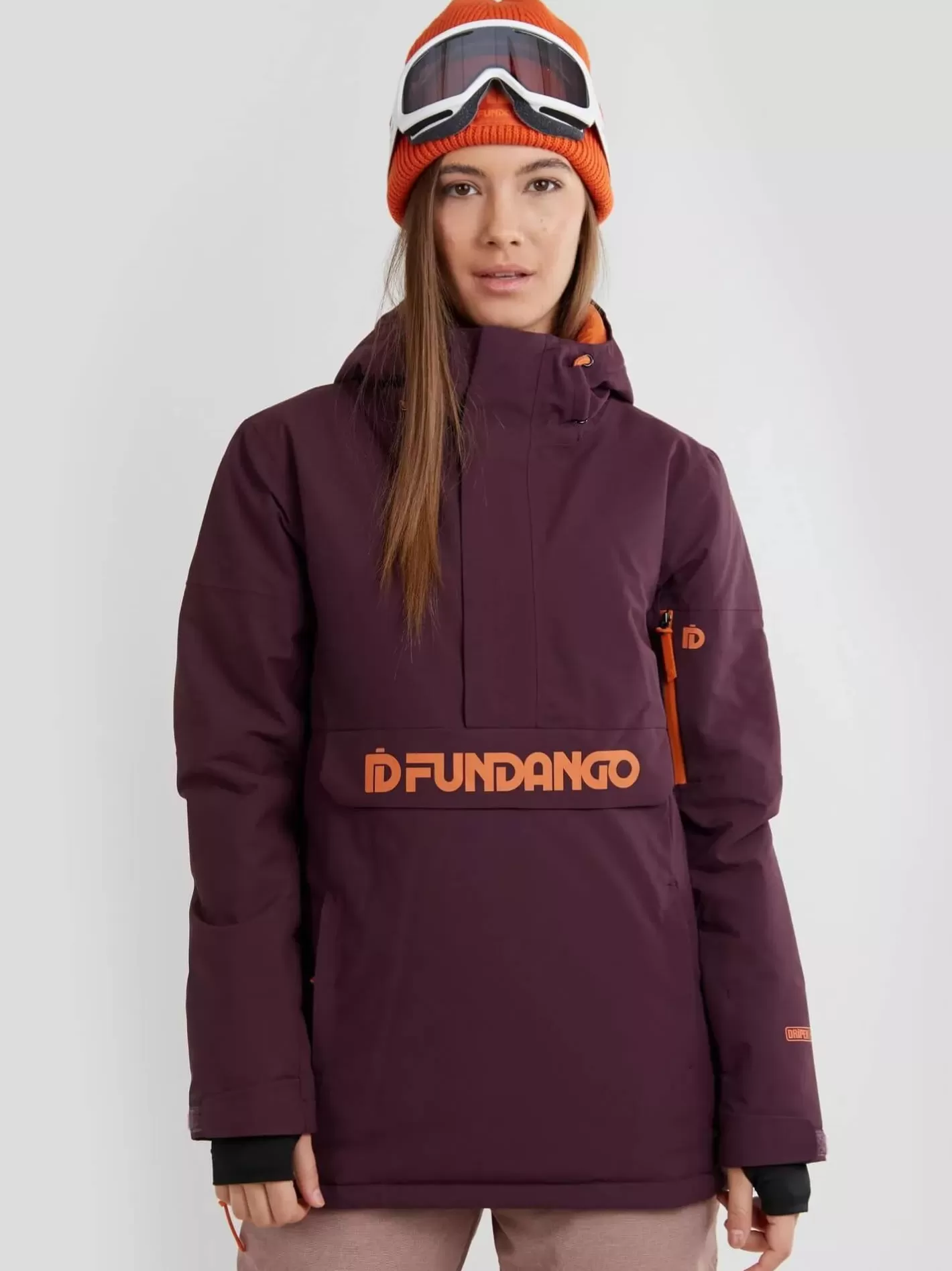 Ski Jacket^Fundango Birch Logo Anorak Purple