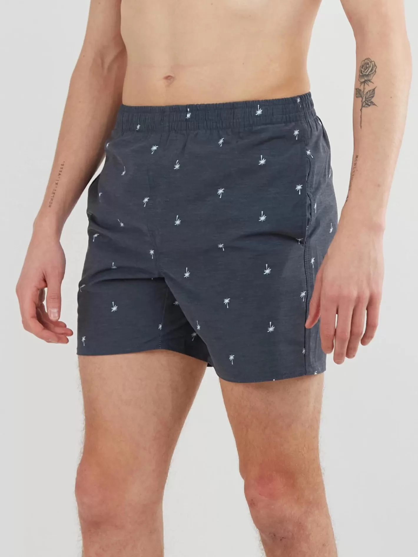 Beach Shorts^Fundango Bono Print Boardshort Dark Blue