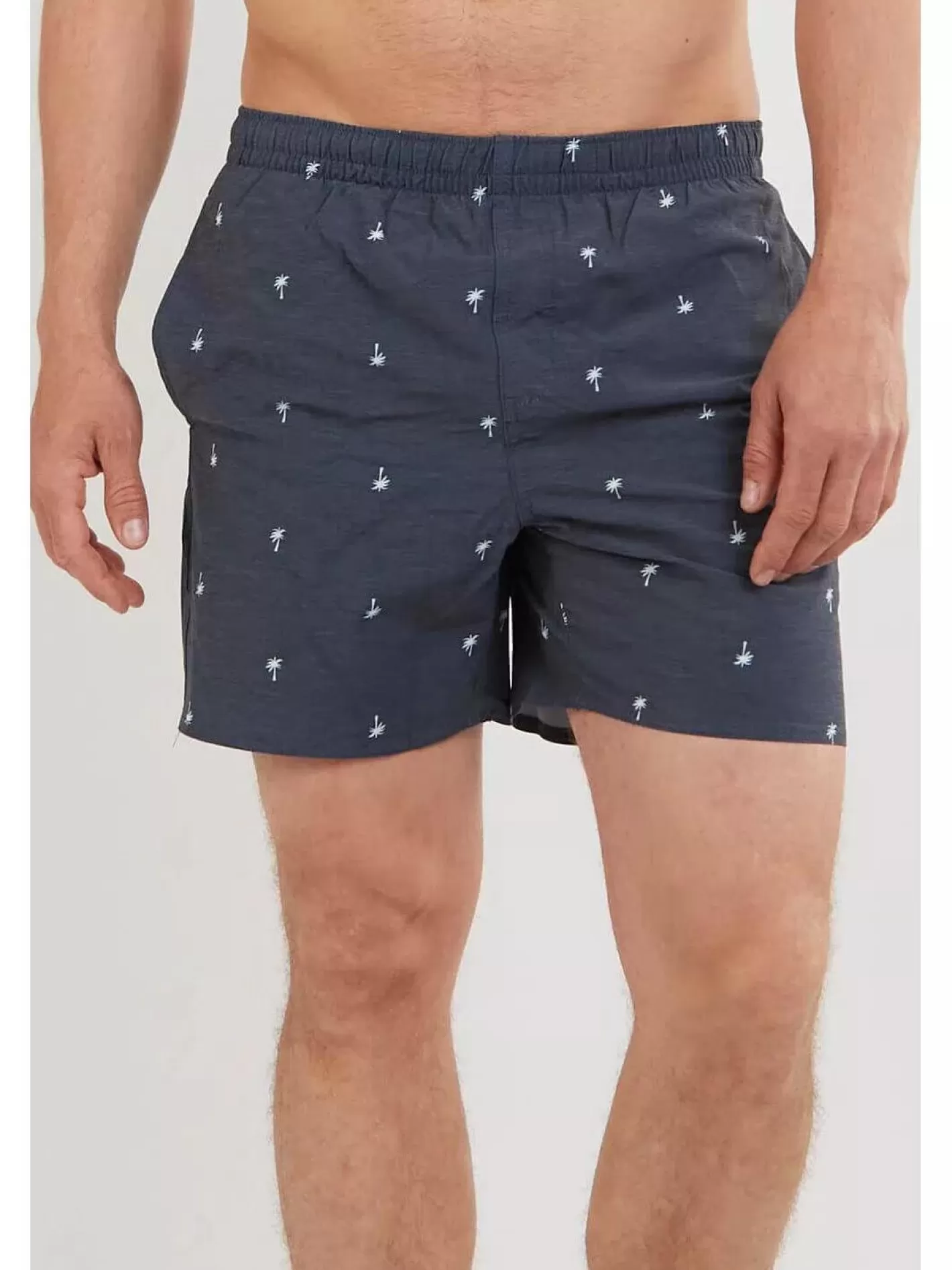 Beach Shorts^Fundango Bono Print Boardshort Dark Blue