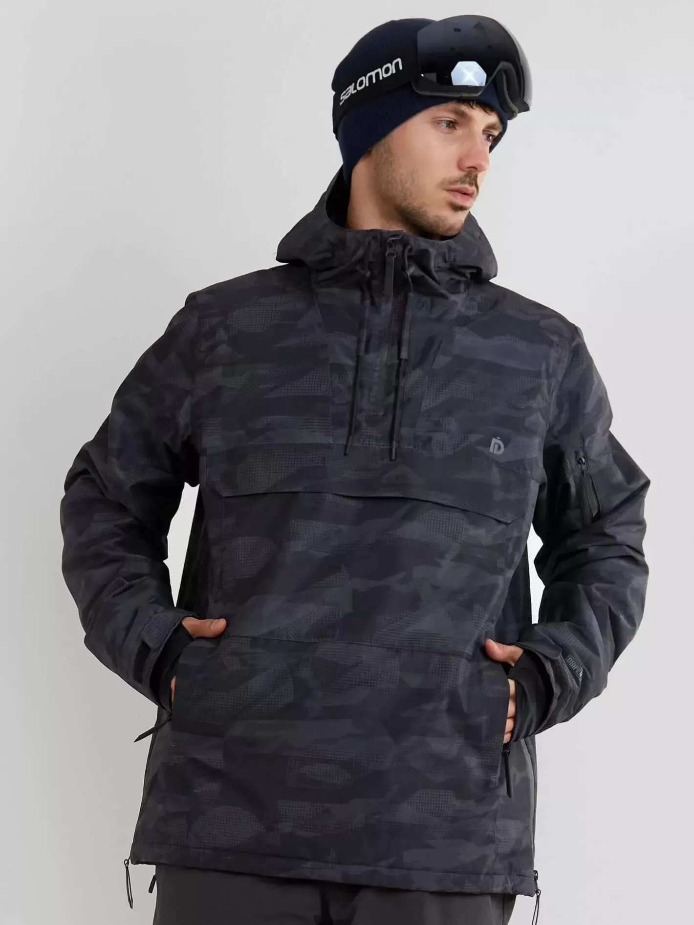 Ski Jacket^Fundango Burnaby Anorak Black