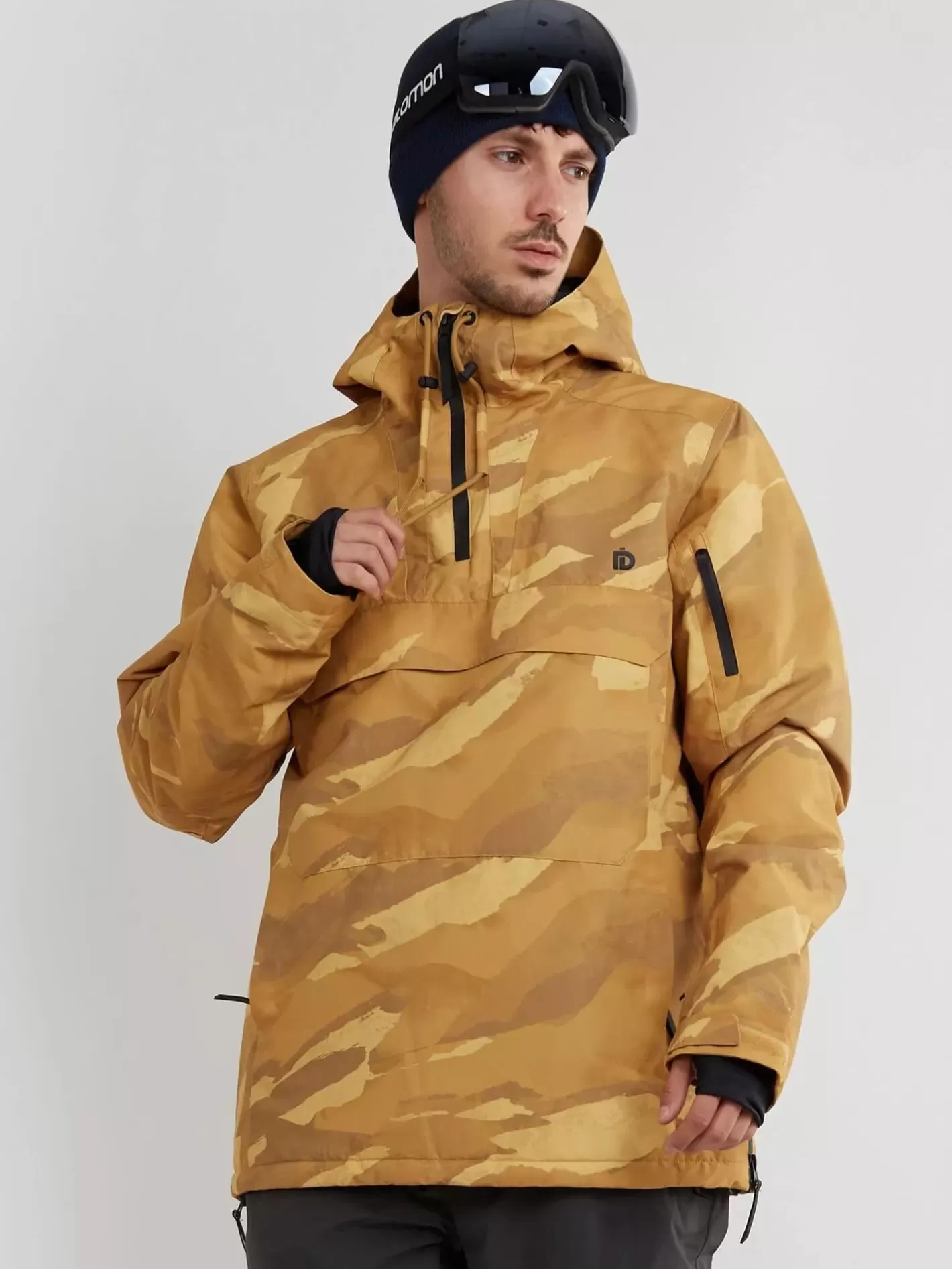 Ski Jacket^Fundango Burnaby Anorak Brown