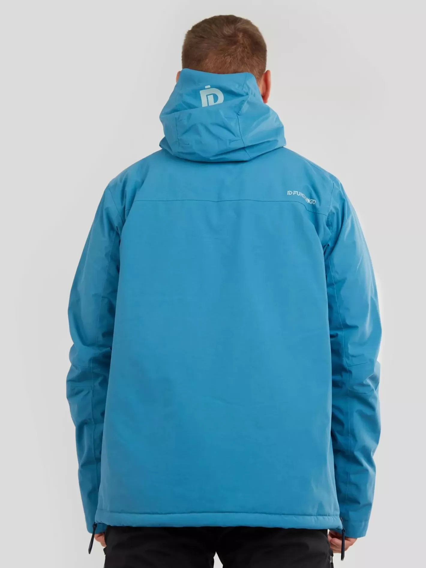 Ski Jacket^Fundango Burnaby Logo Anorak Light Blue