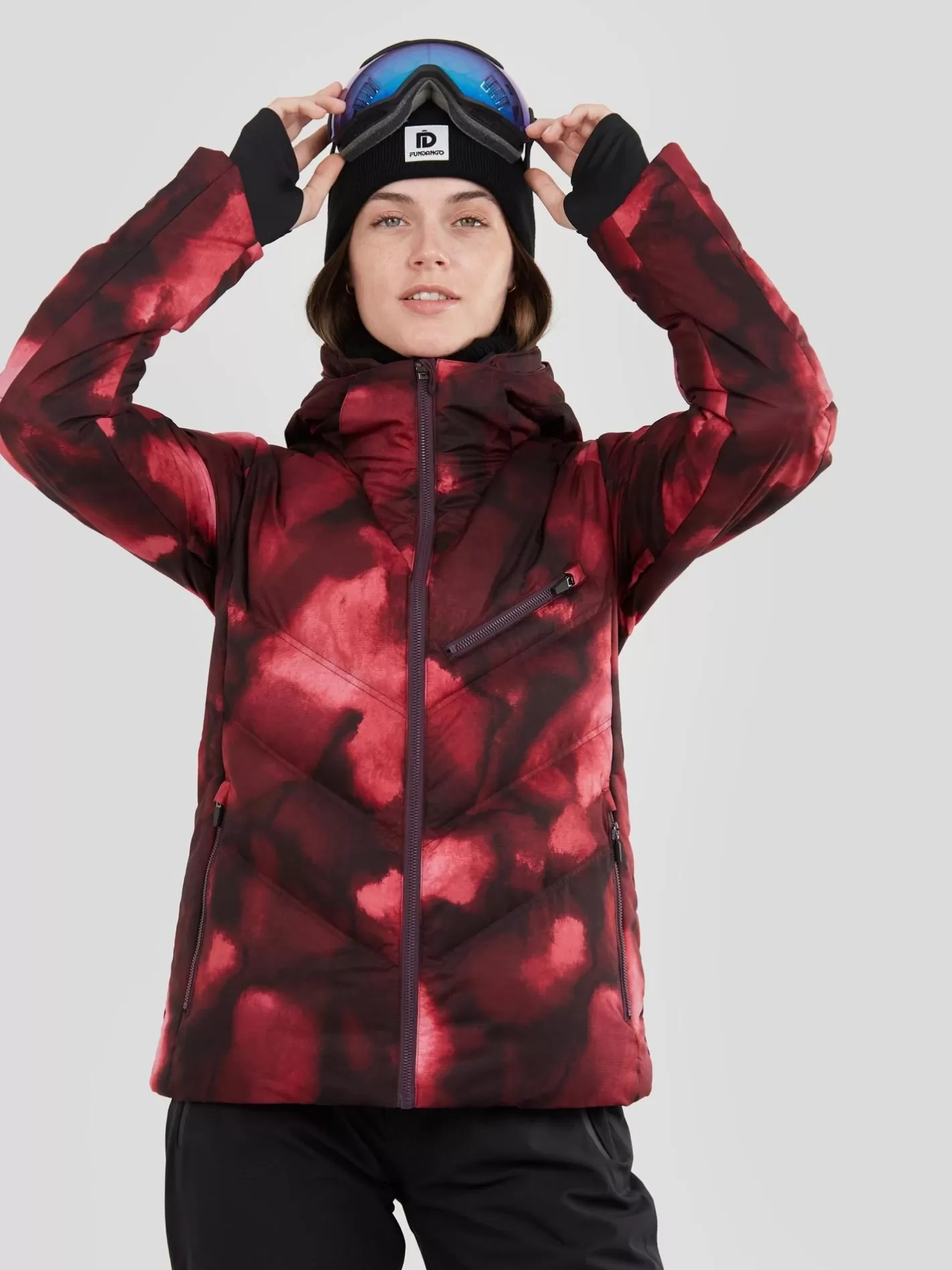 Ski Jacket^Fundango Elyra Padded Jacket Red