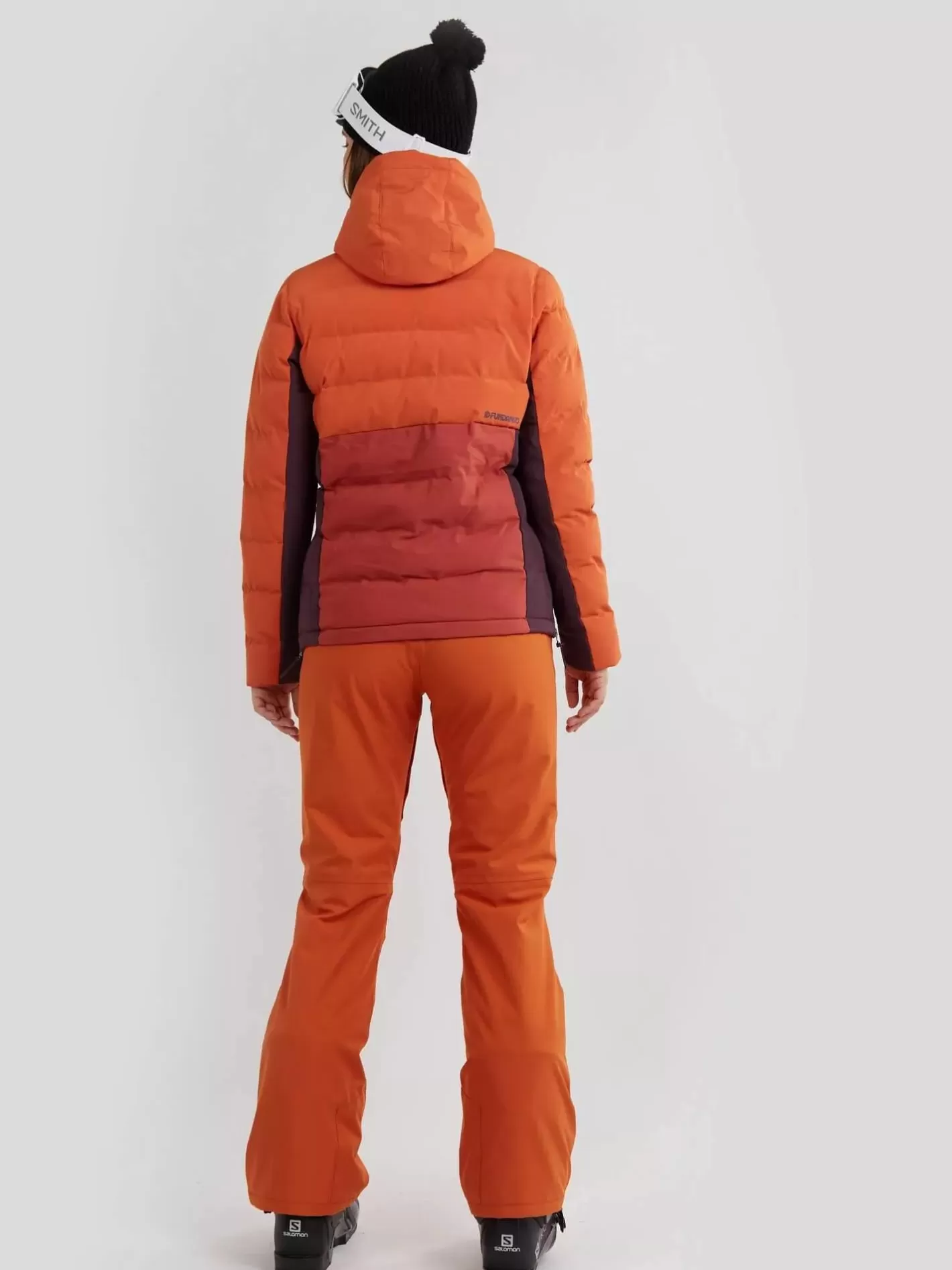 Ski Jacket^Fundango Everett Padded Anorak Orange