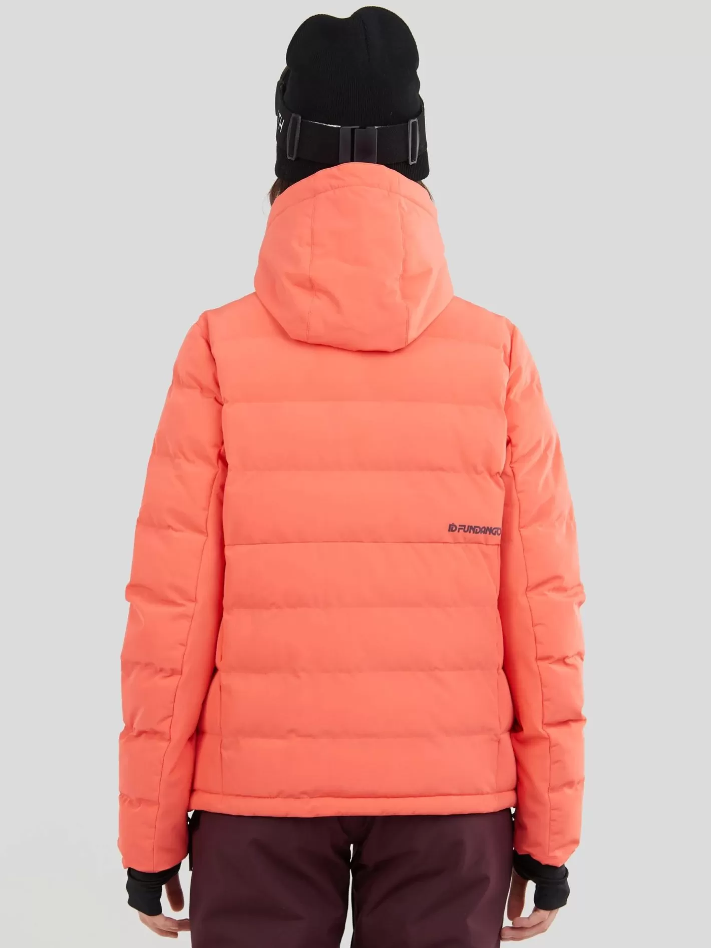 Ski Jacket^Fundango Everett Padded Anorak Red