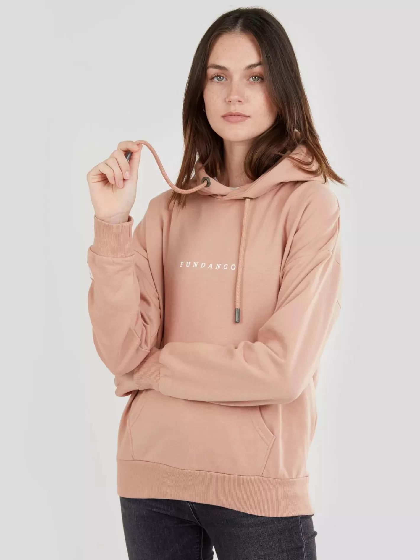 Sweatshirt^Fundango Haley Hooded Sweatshirt Pink