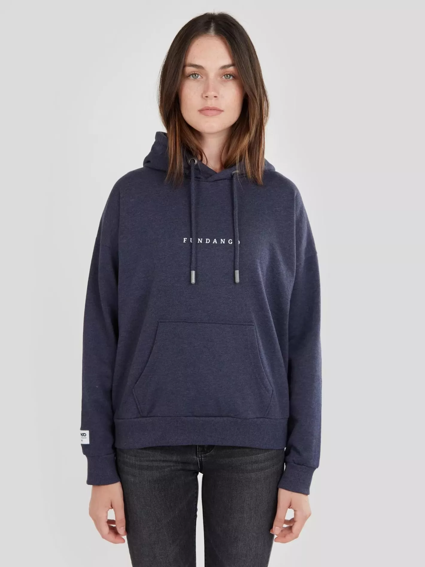 Sweatshirt^Fundango Haley Hooded Sweatshirt Blue