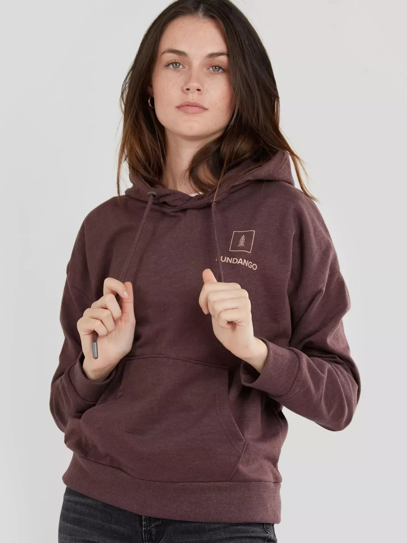 Sweatshirt^Fundango Haley Hooded Sweatshirt Purple