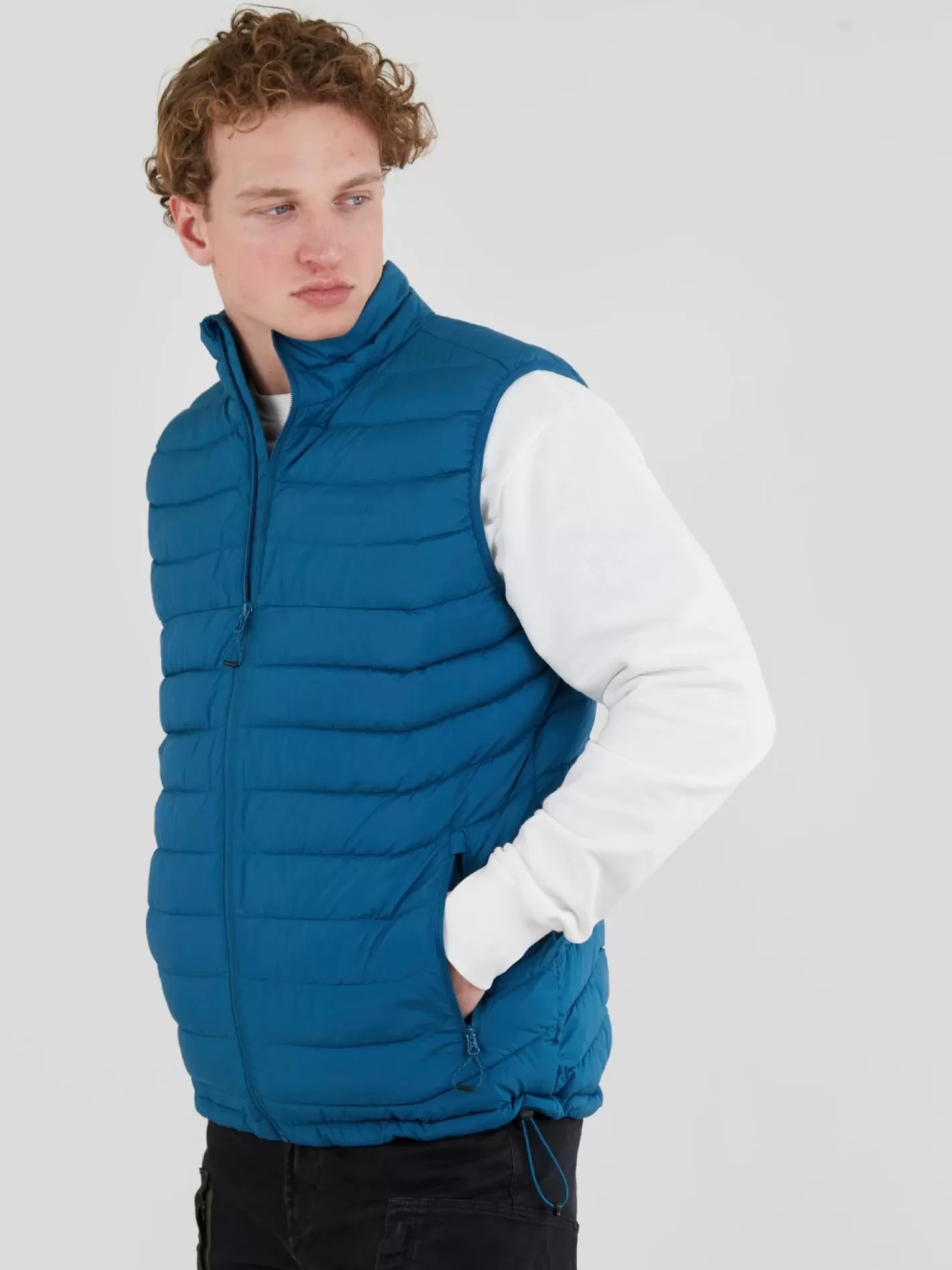 Vest^Fundango Hollow Padded Vest Green