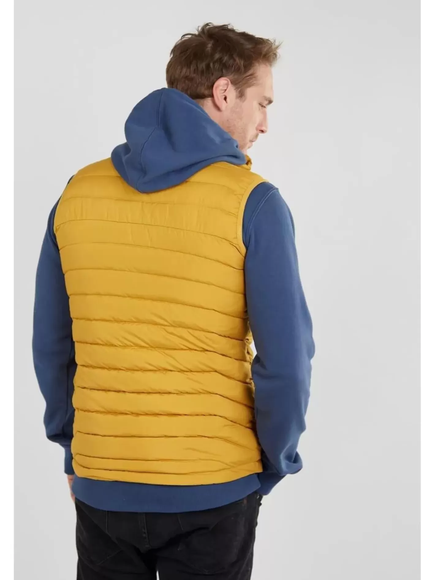 Vest^Fundango Hollow Padded Vest Yellow