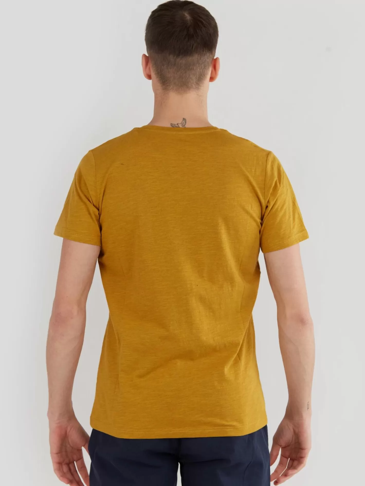 T-Shirt^Fundango Jaggy Structured T-Shirt Yellow