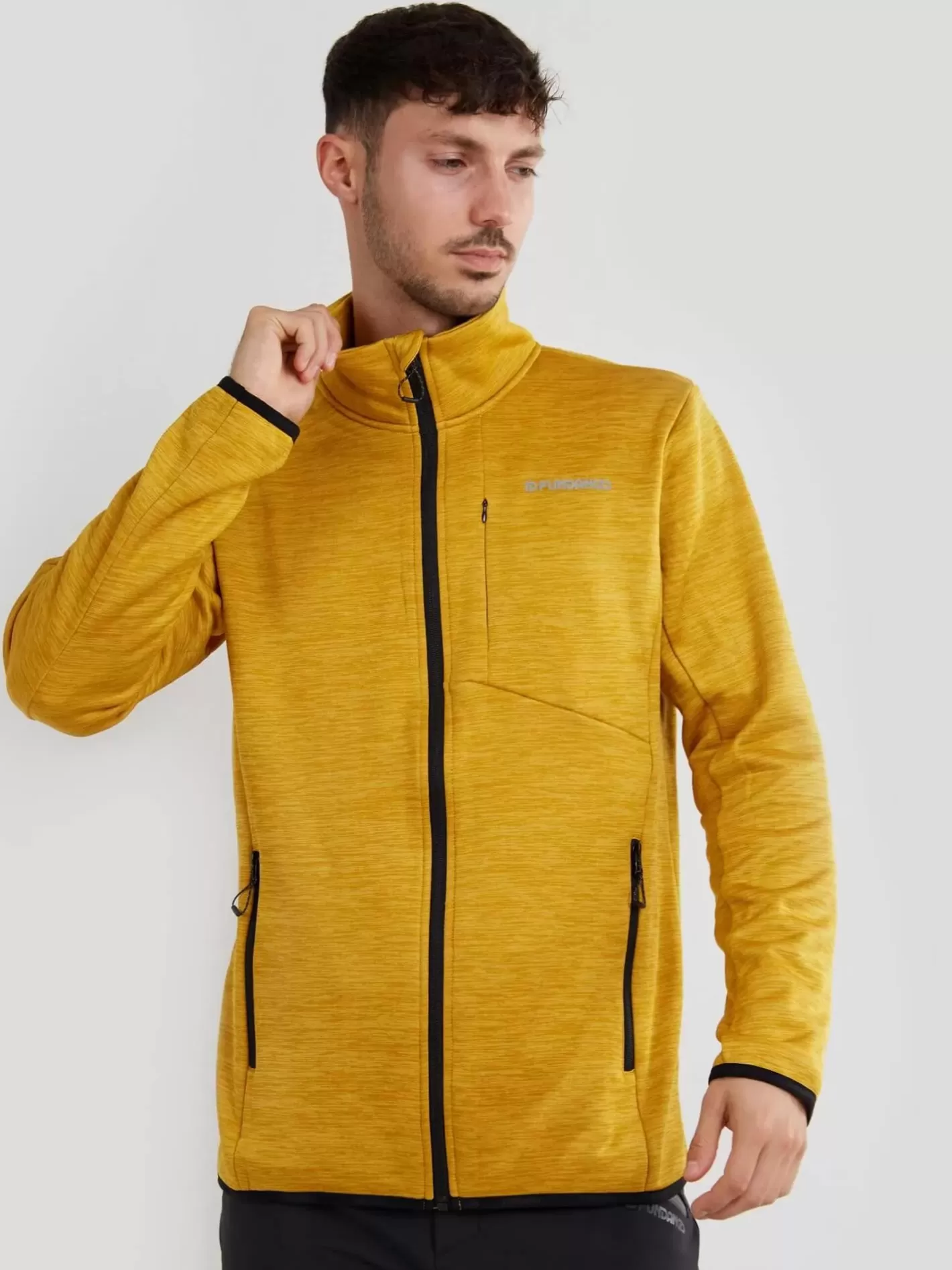 Softshell & Fleece^Fundango Jefferson Fleece Jacket Yellow