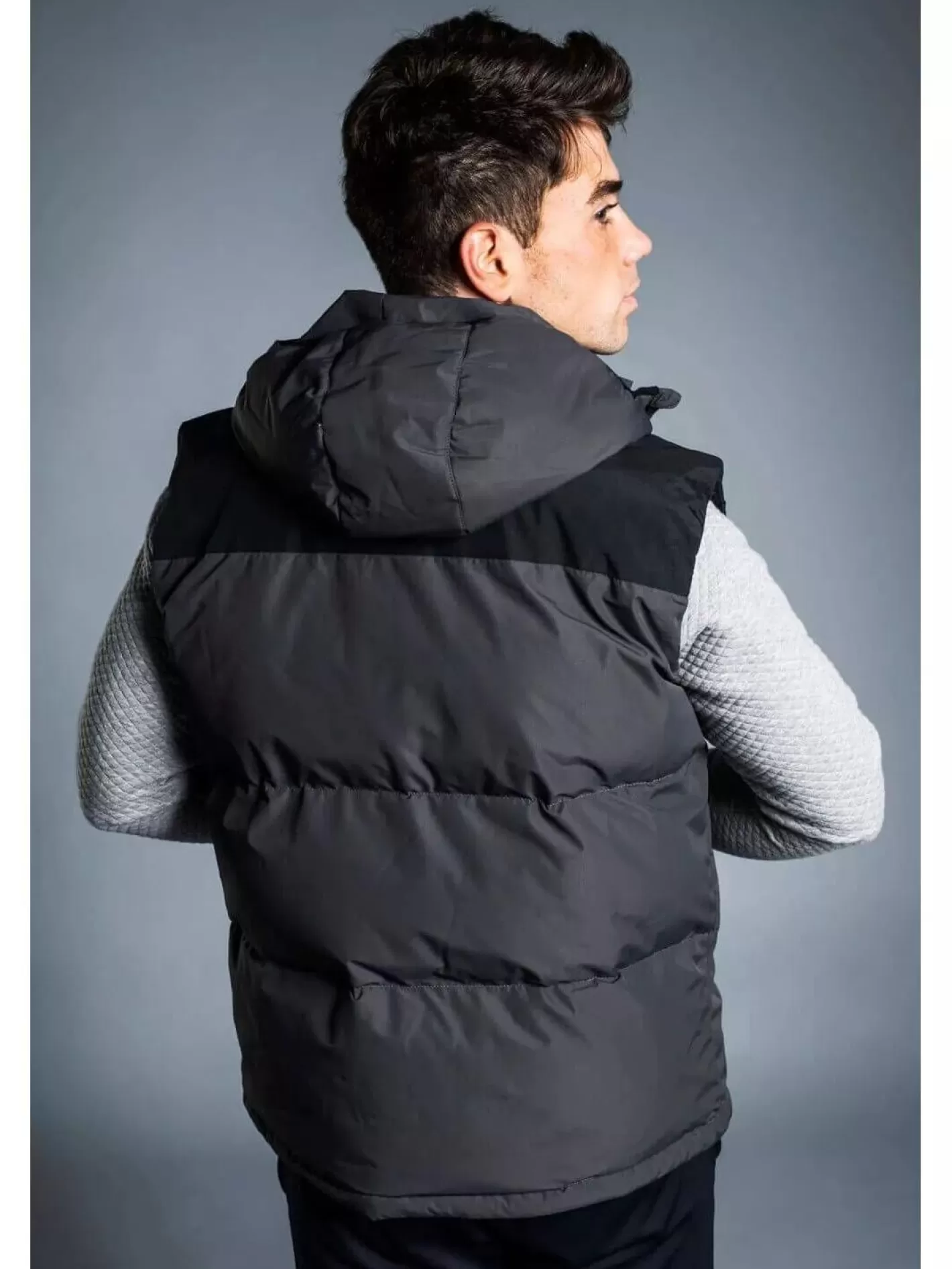 Vest^Fundango Laurel Padded Vest Black