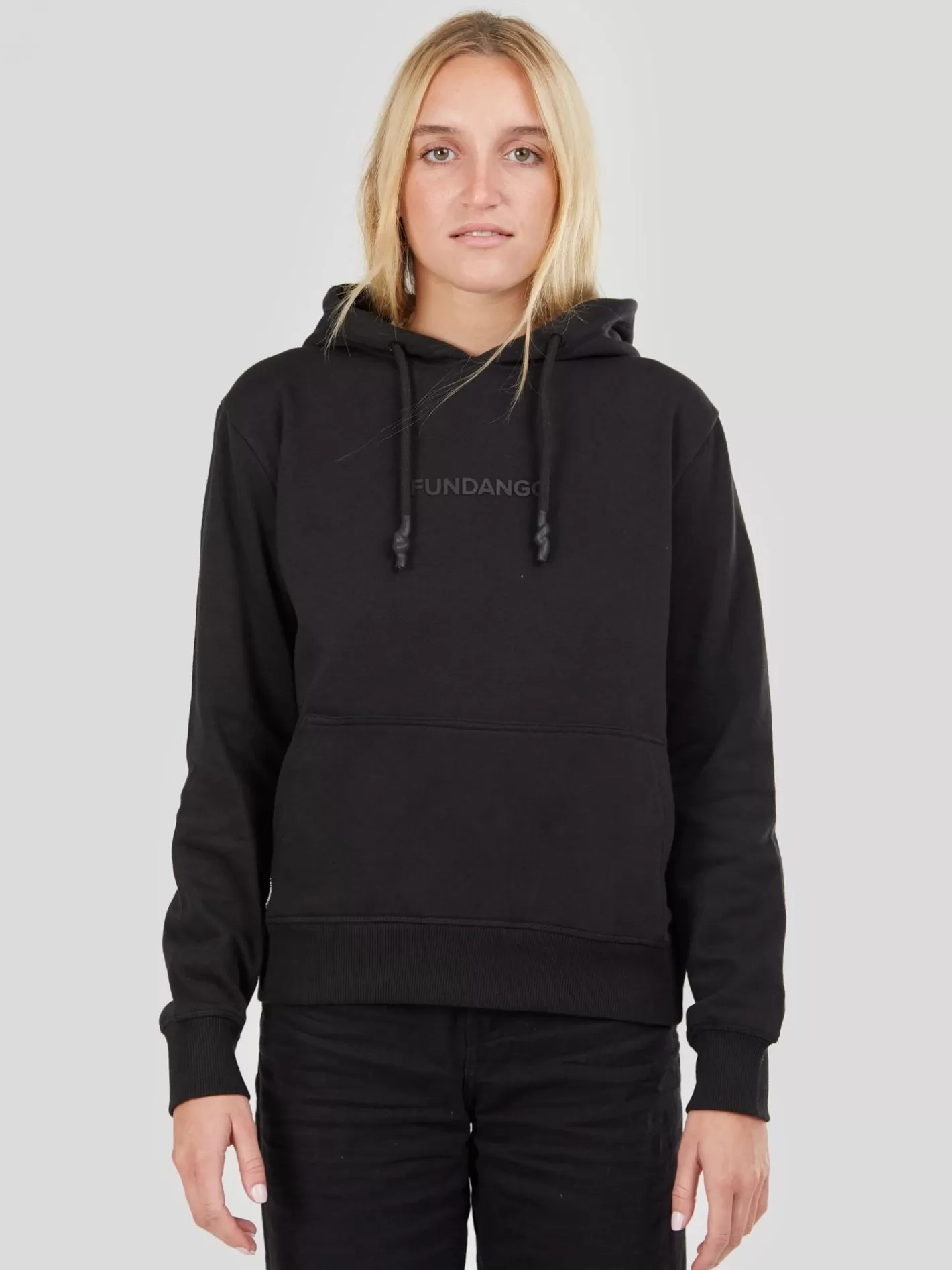 Sweatshirt^Fundango Mirage Hooded Sweatshirt Black