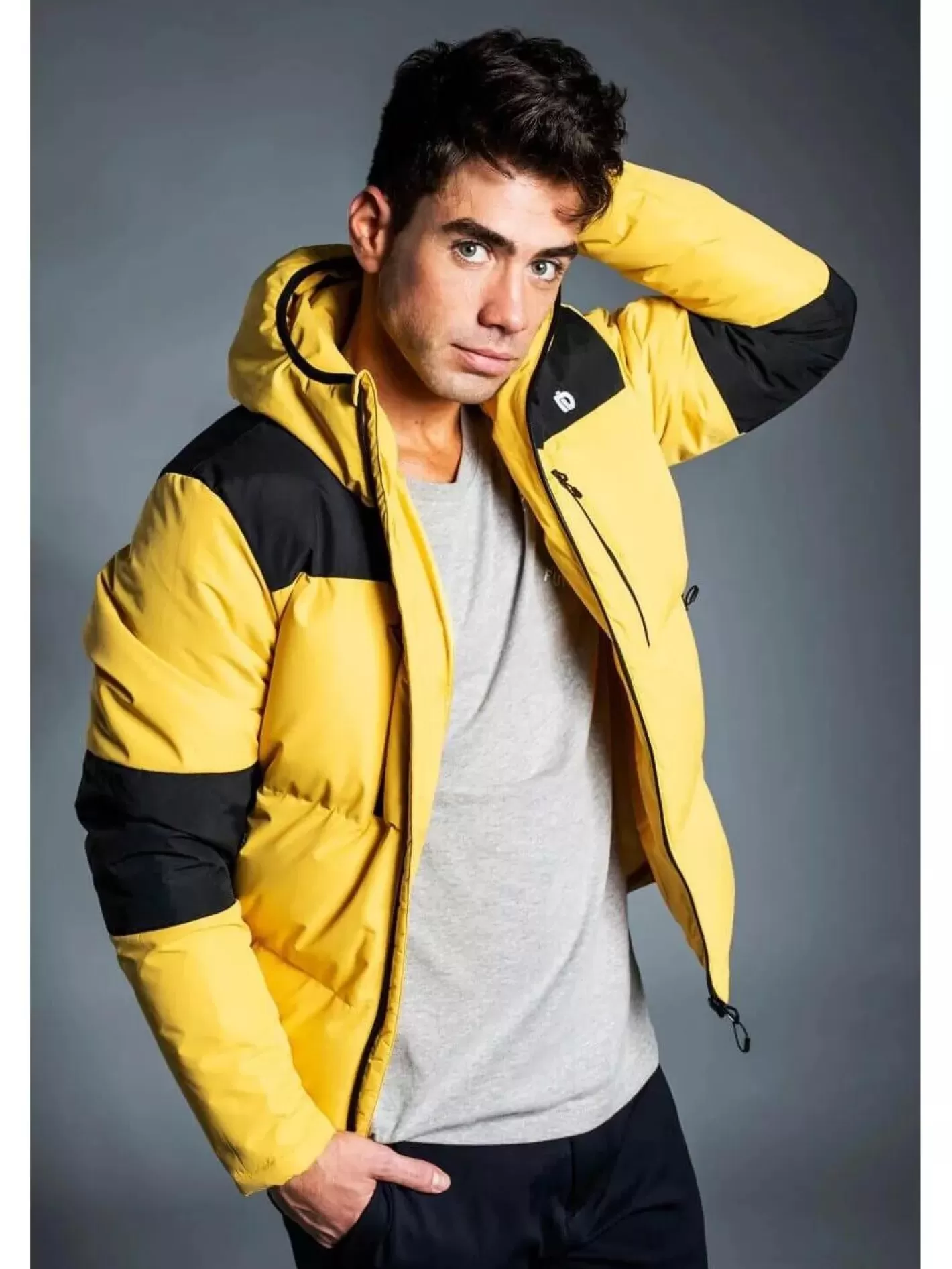 Casual Jacket^Fundango Navarro Padded Jacket Yellow