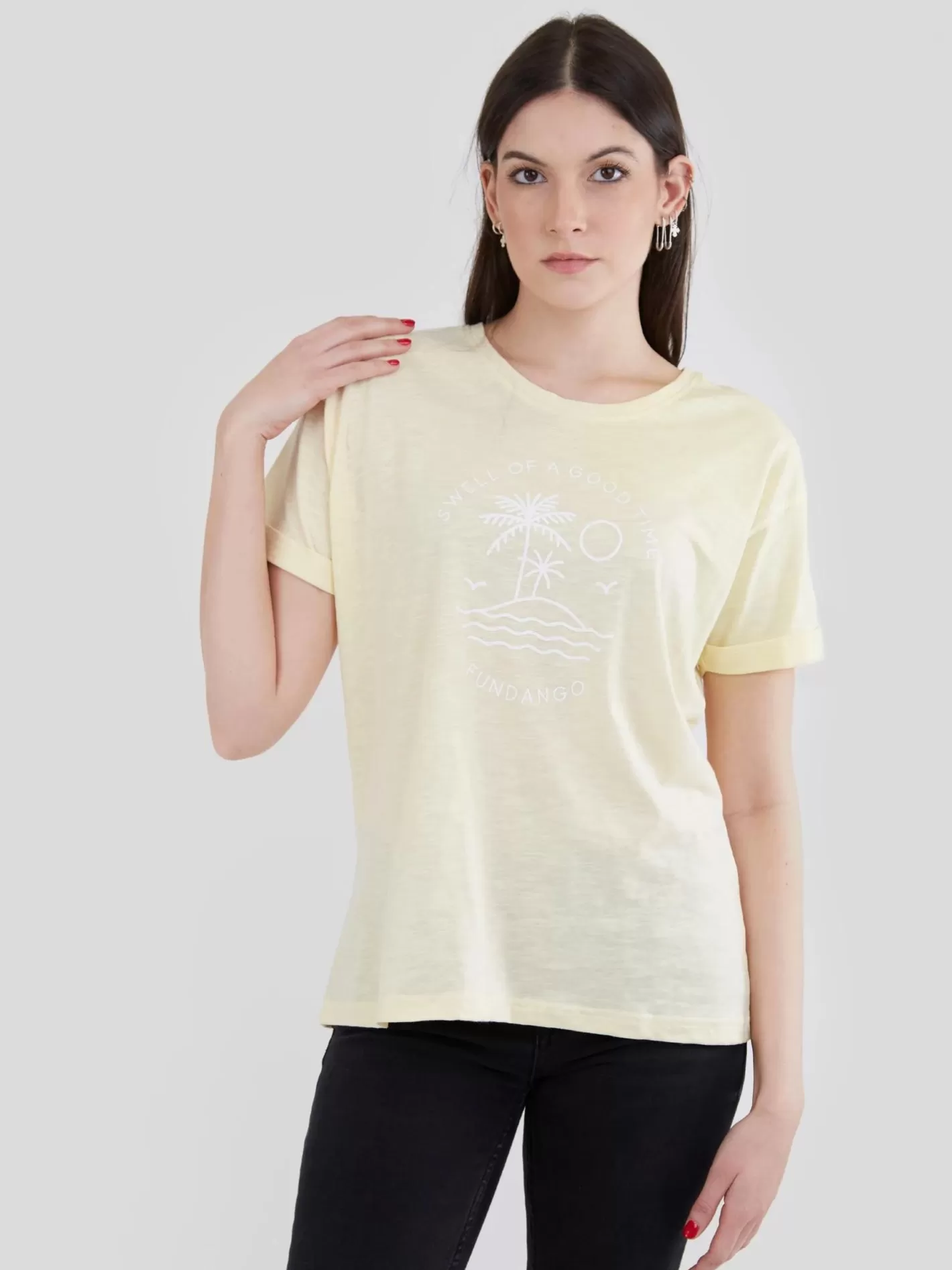 T-Shirt^Fundango Nissa T-Shirt Yellow