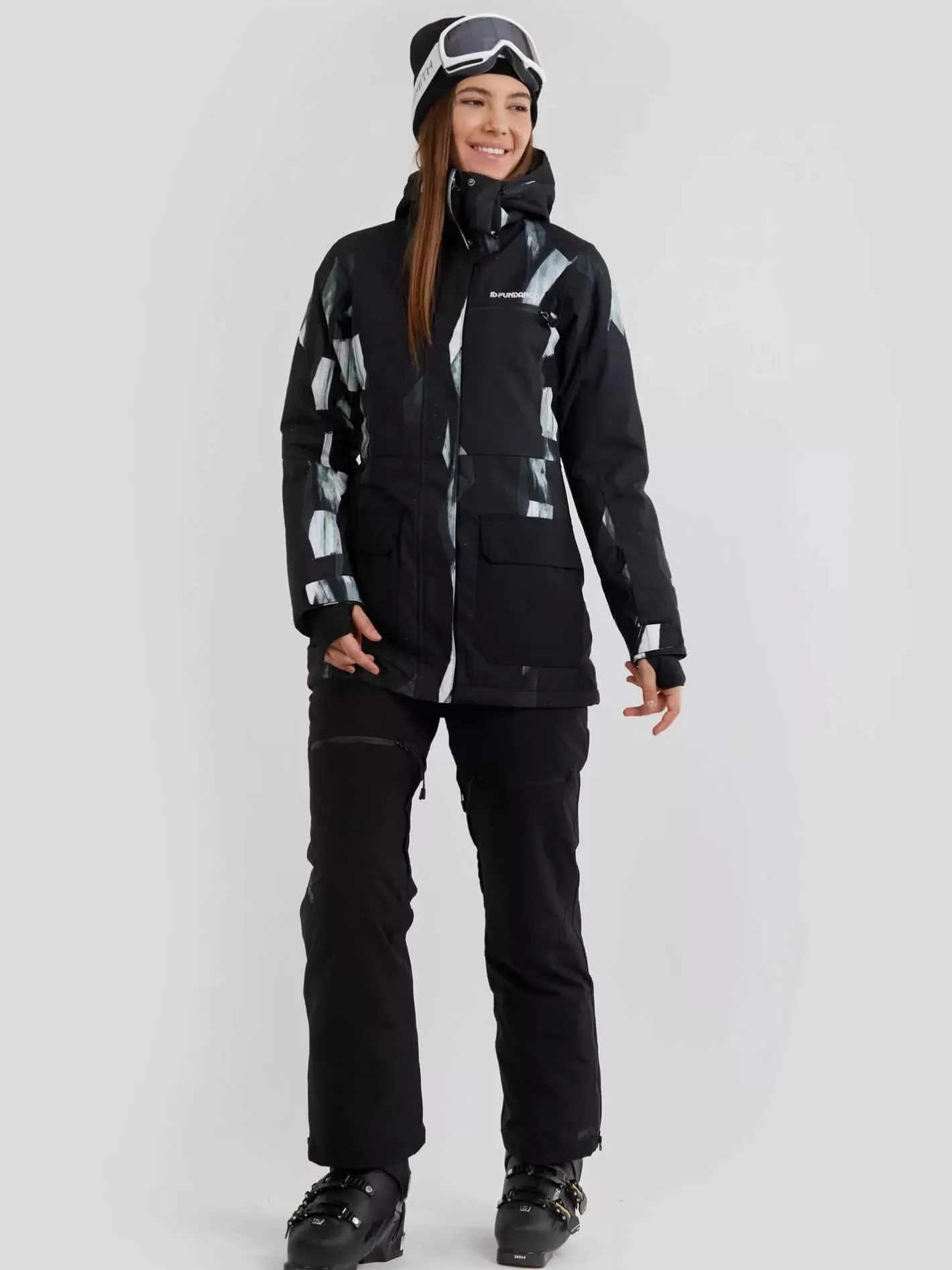 Ski Jacket^Fundango Poplar Jacket Black