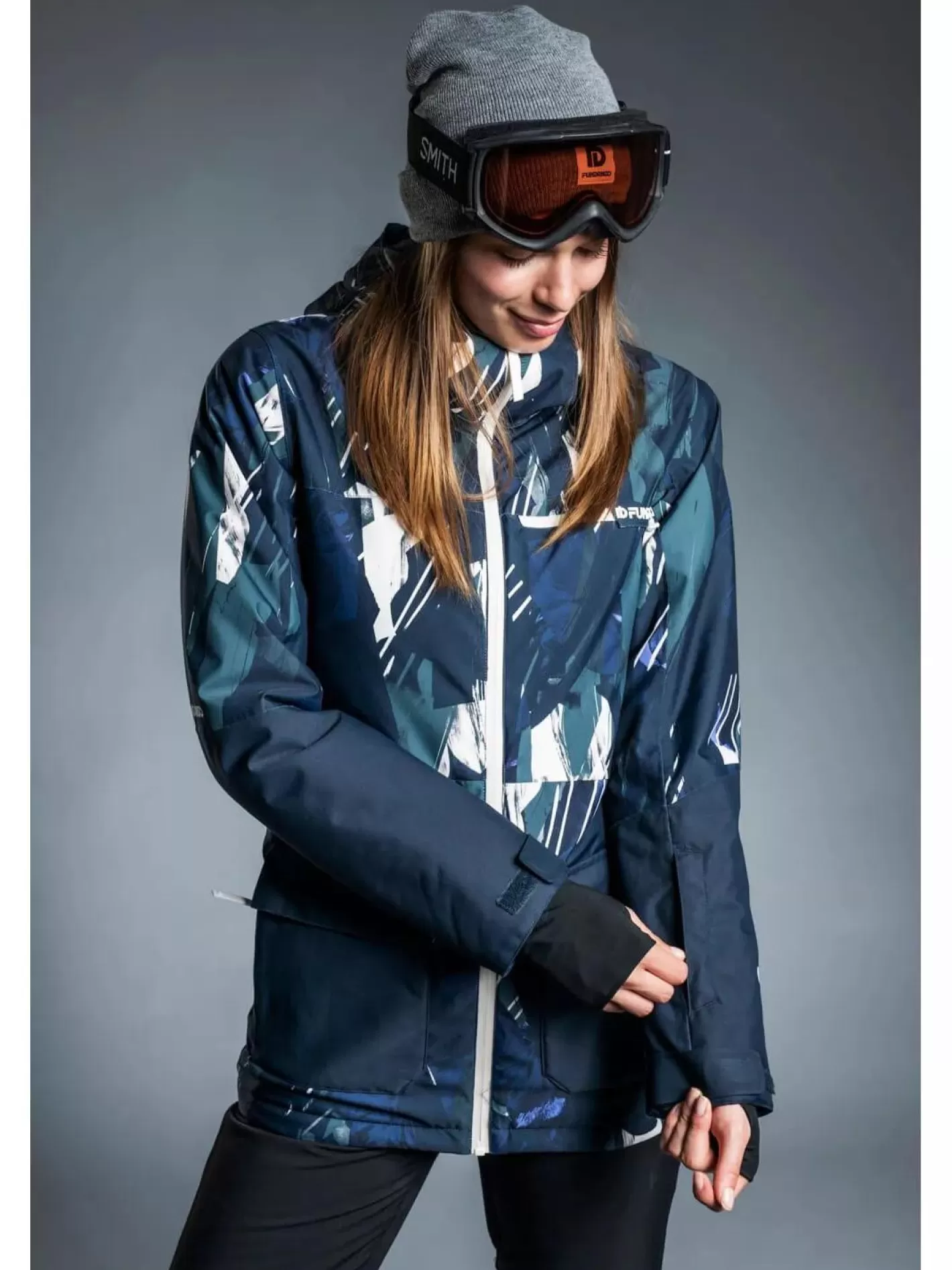 Ski Jacket^Fundango Poplar Jacket Dark Blue