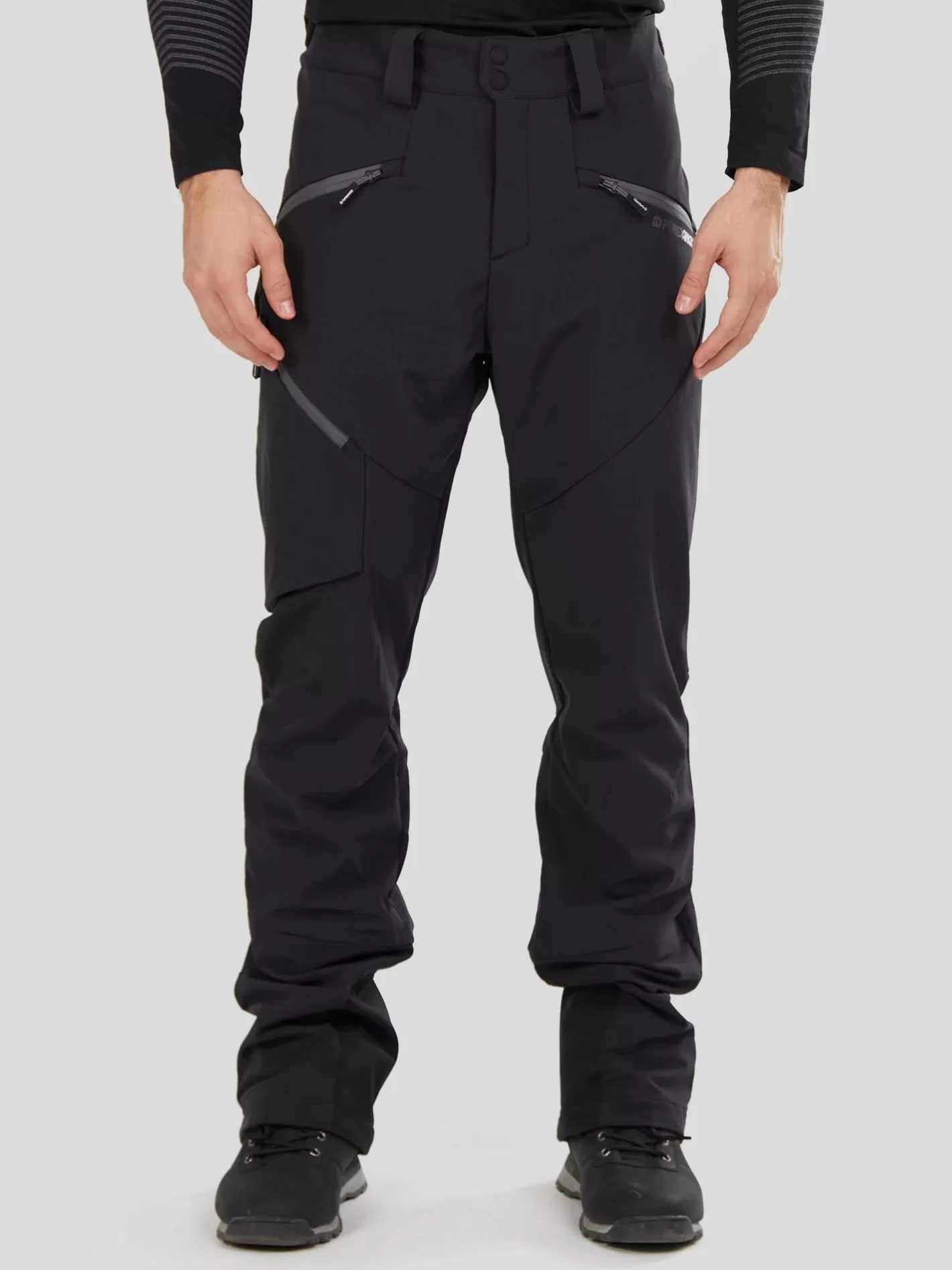 Ski Pants^Fundango Rob Softshell Pants Black