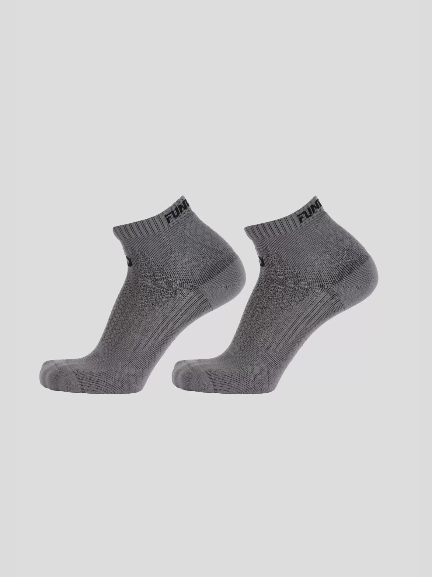 Socks^Fundango Running Socks Low Grey