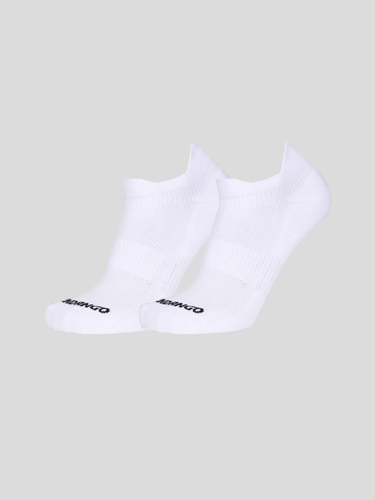 Socks^Fundango Running Socks Noshow White