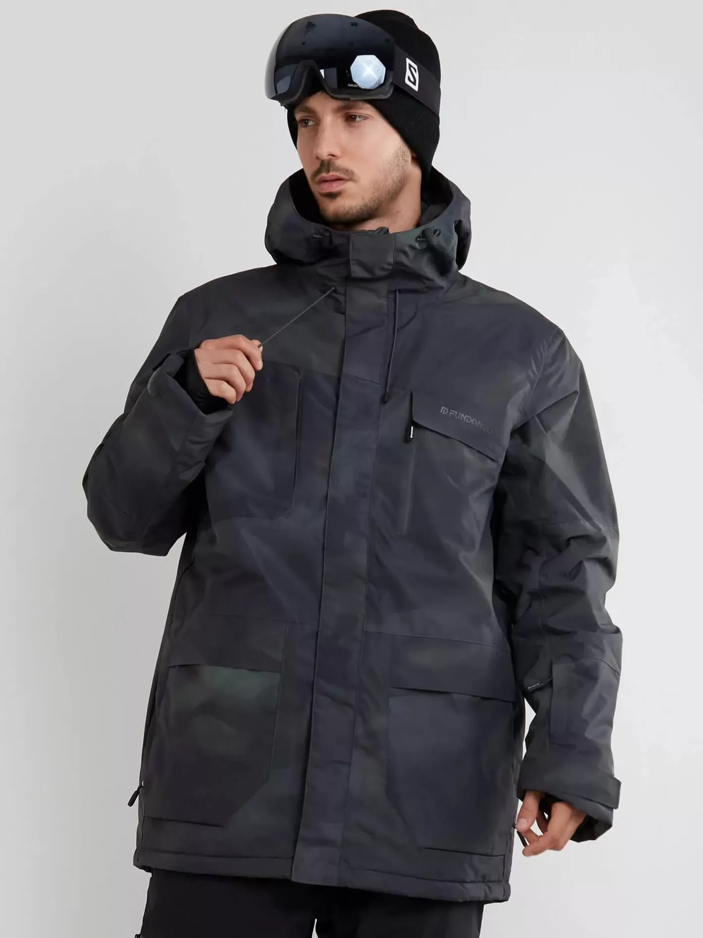 Ski Jacket^Fundango Ryder Jacket Black