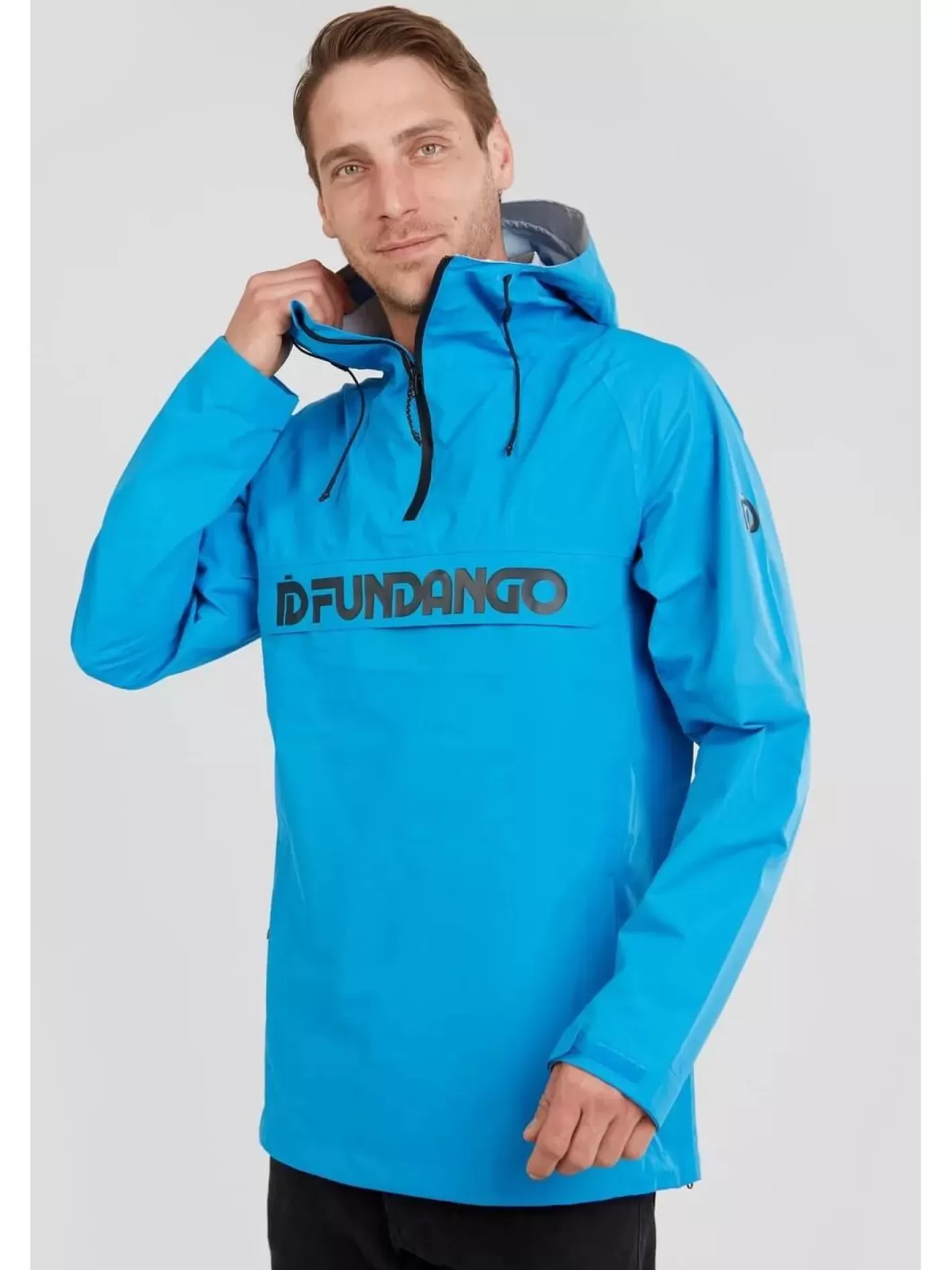 Rainwear^Fundango Salmo Logo Anorak Blue