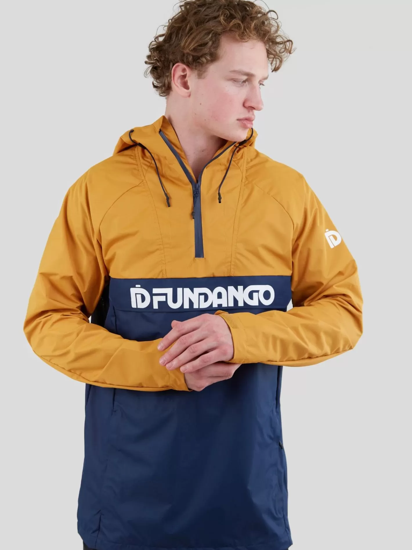 Rainwear^Fundango Salmo Logo Anorak Yellow