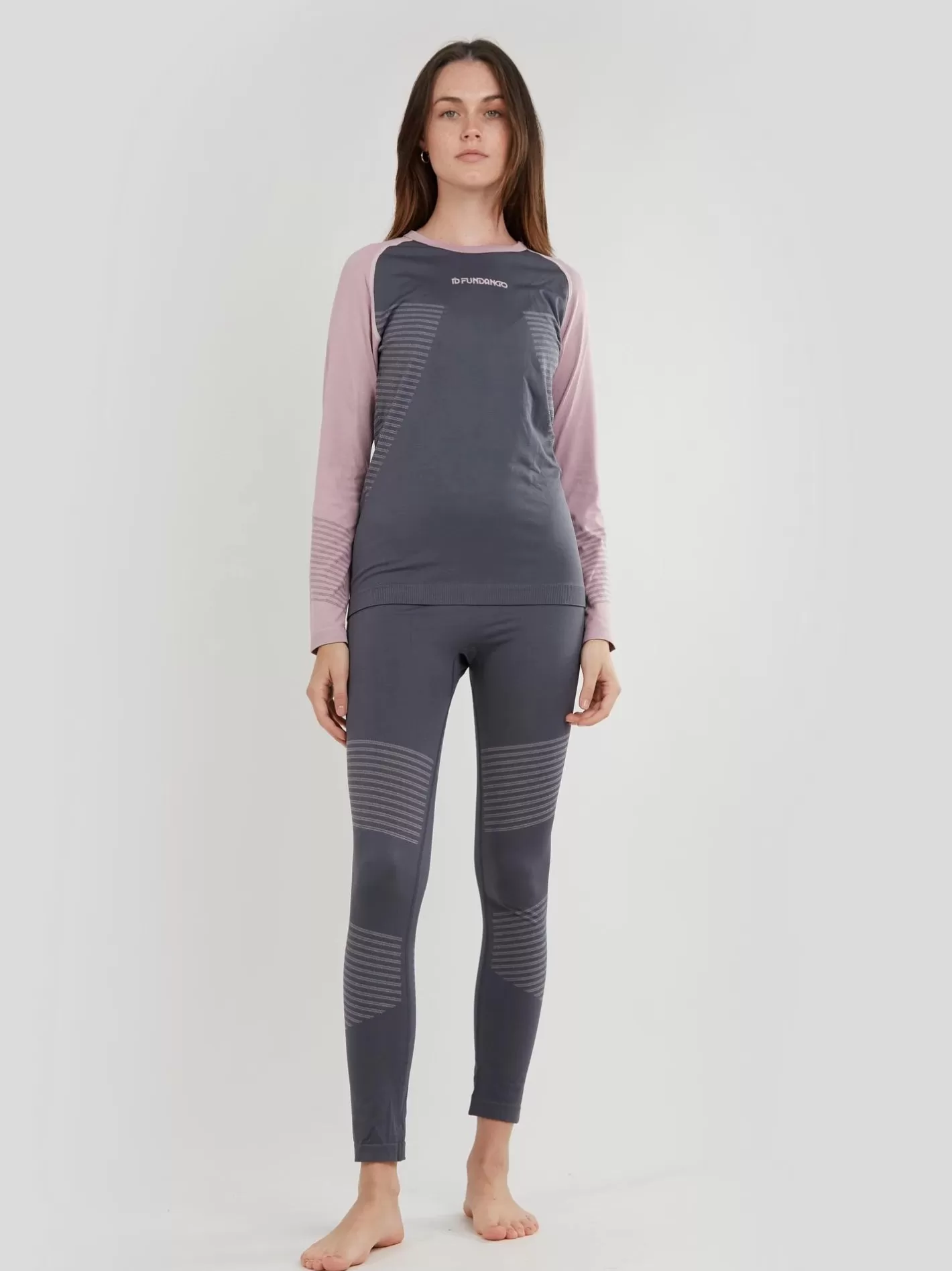 Baselayer^Fundango Seamless Baselayer Set Grey