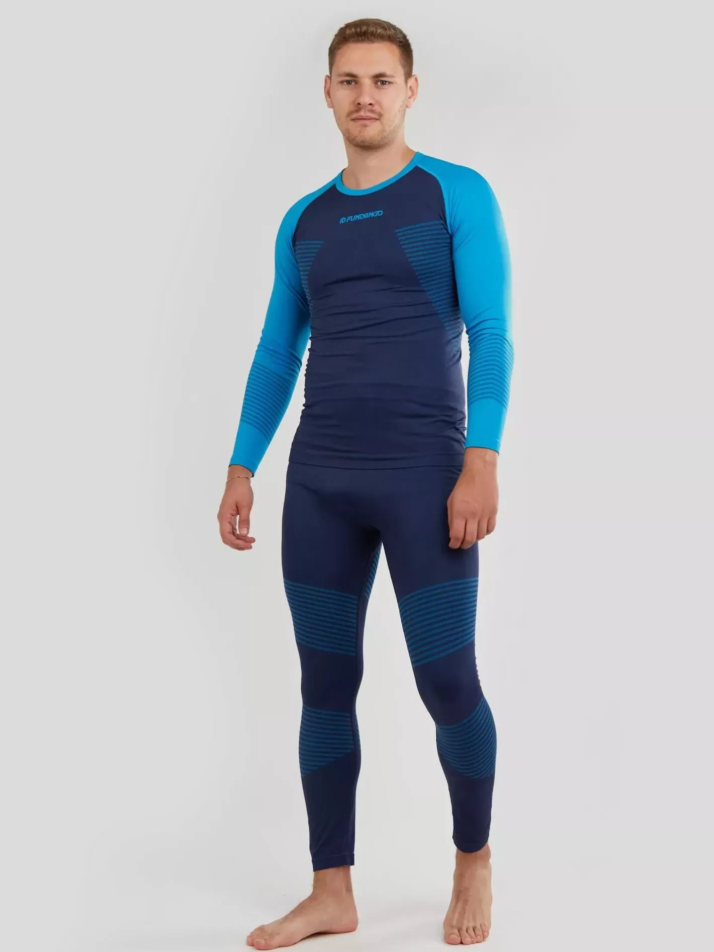 Baselayer^Fundango Seamless Baselayer Set Blue