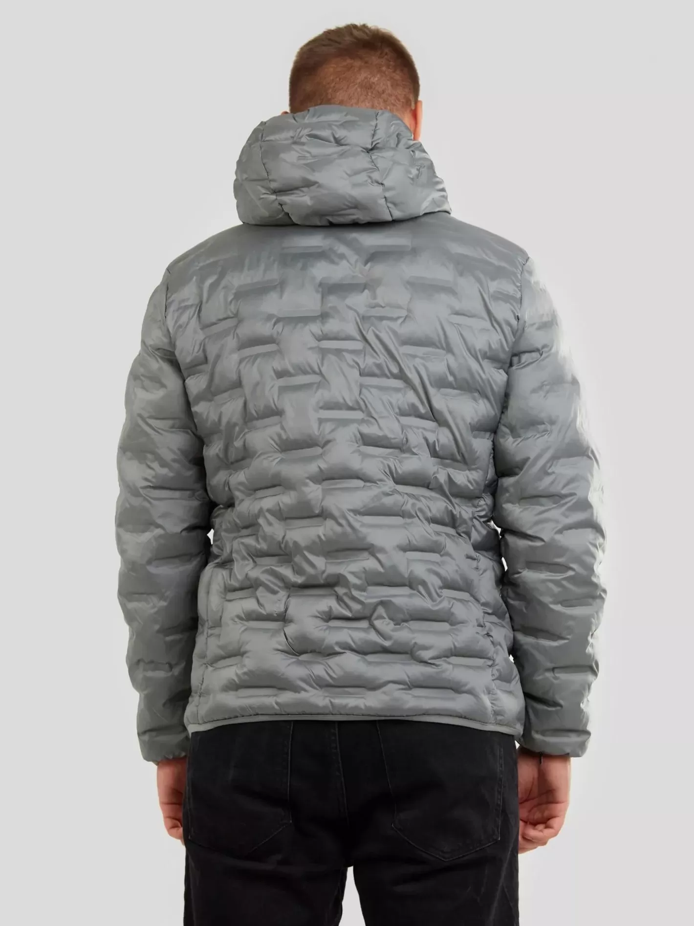 Casual Jacket^Fundango Smoke Hooded Jacket Grey