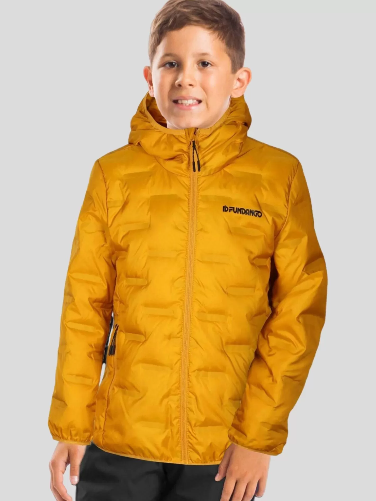 Casual Jackets^Fundango Smoke Jr Hooded Down Jacket Yellow