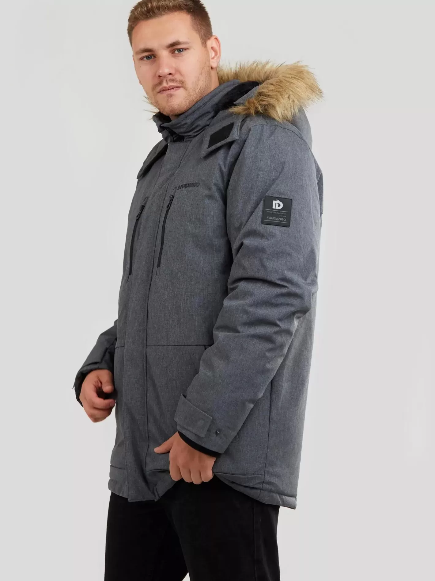 Winter Coat^Fundango Spirit Parka Jacket Grey