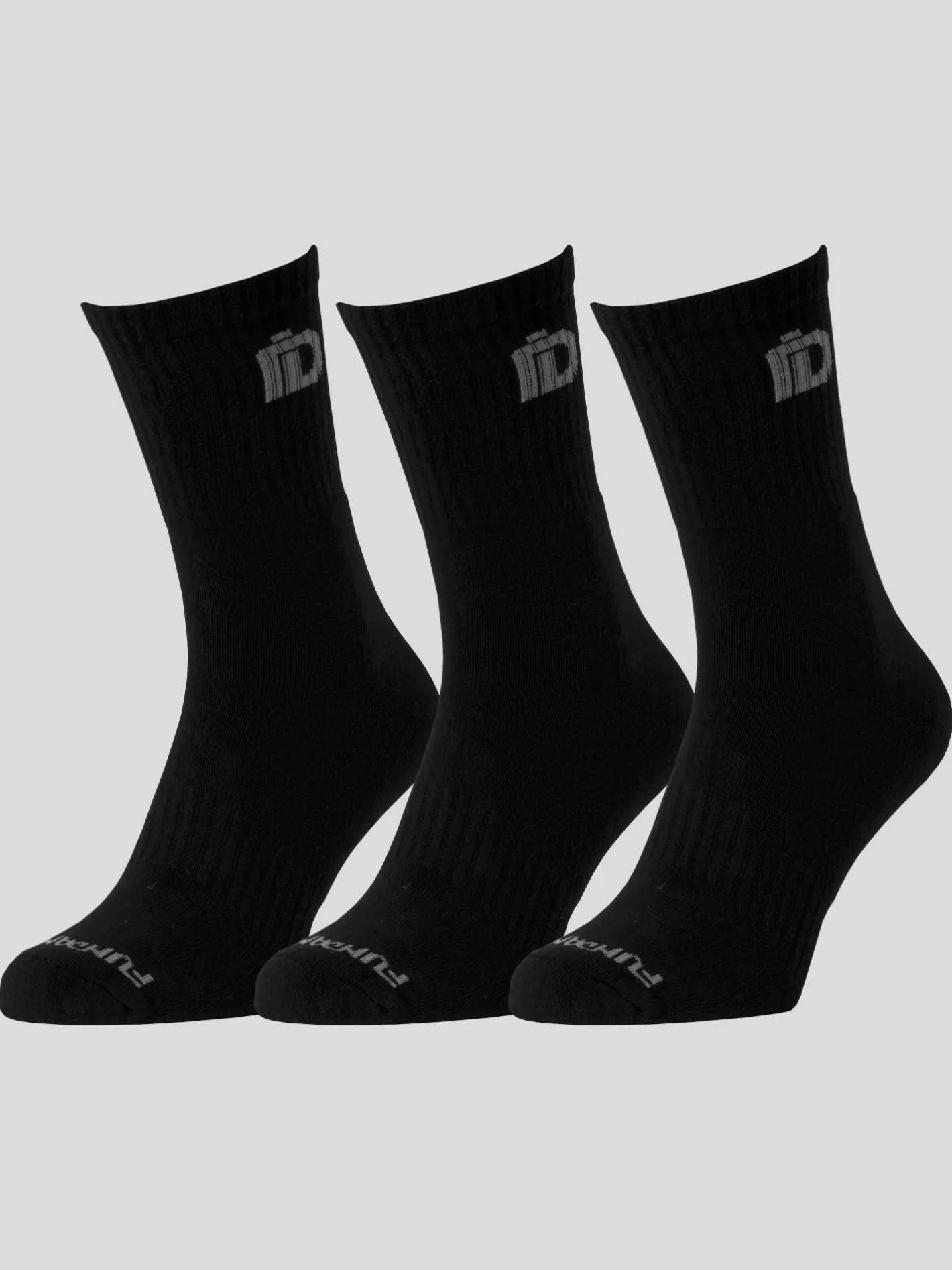 Socks^Fundango Sport 3 Pack Black