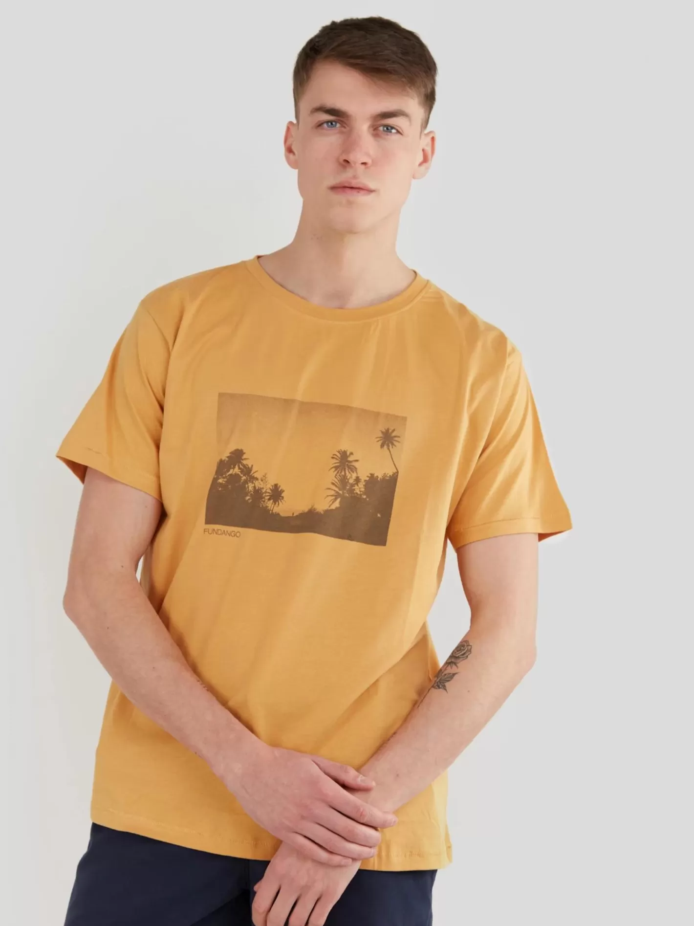 T-Shirt^Fundango Talmer T-Shirt Yellow