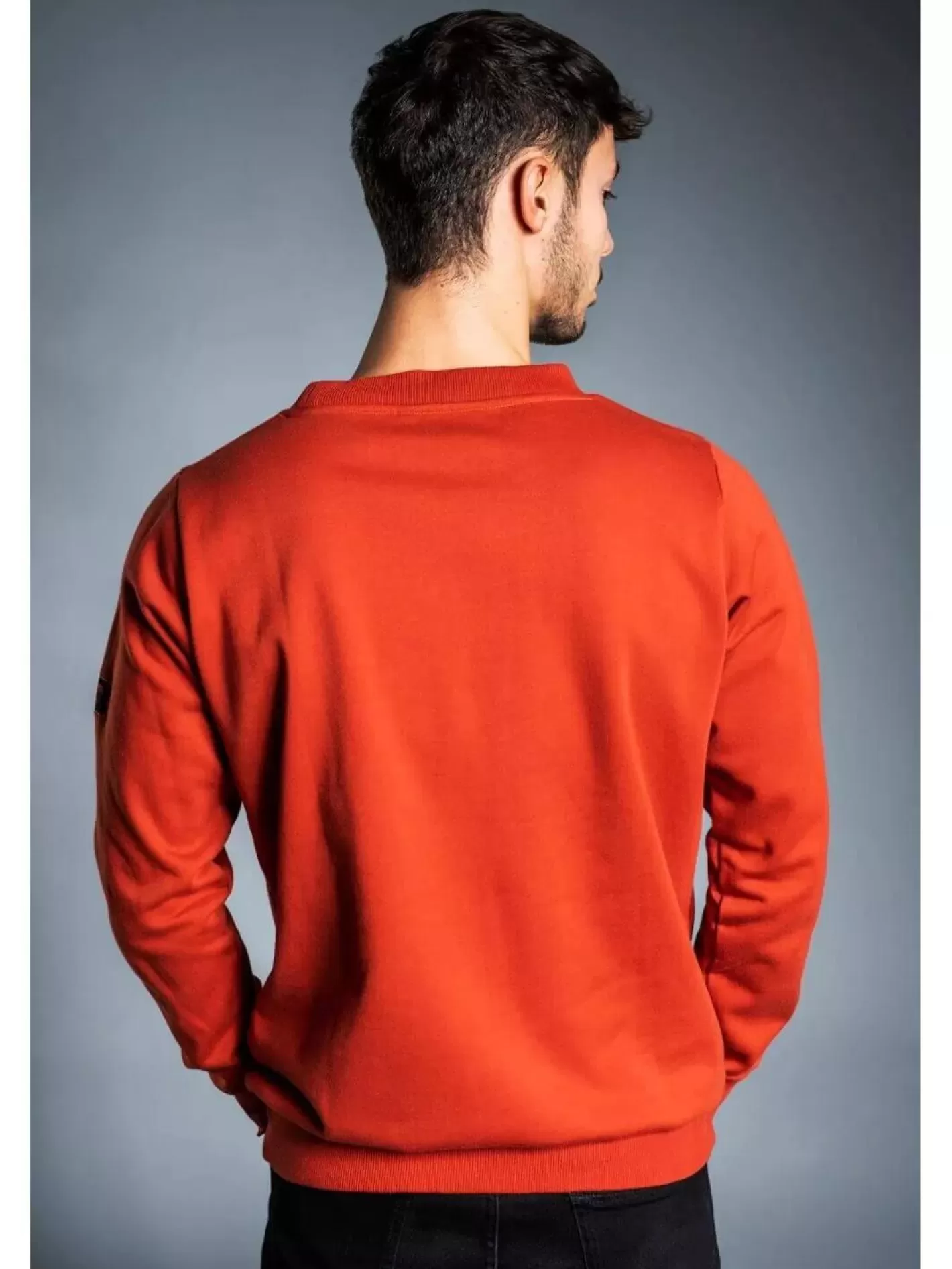 Sweatshirt^Fundango Warren Pullover Orange