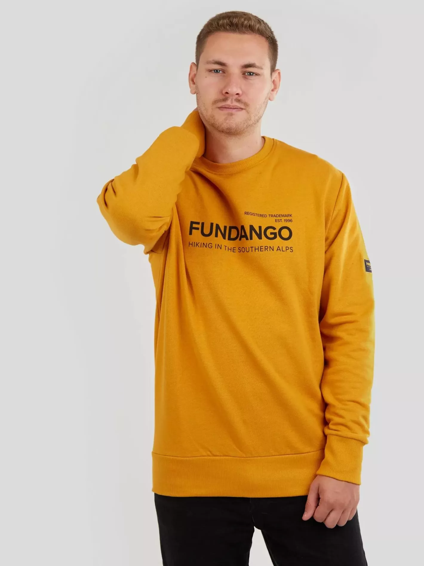 Sweatshirt^Fundango Warren Sweatshirt Yellow